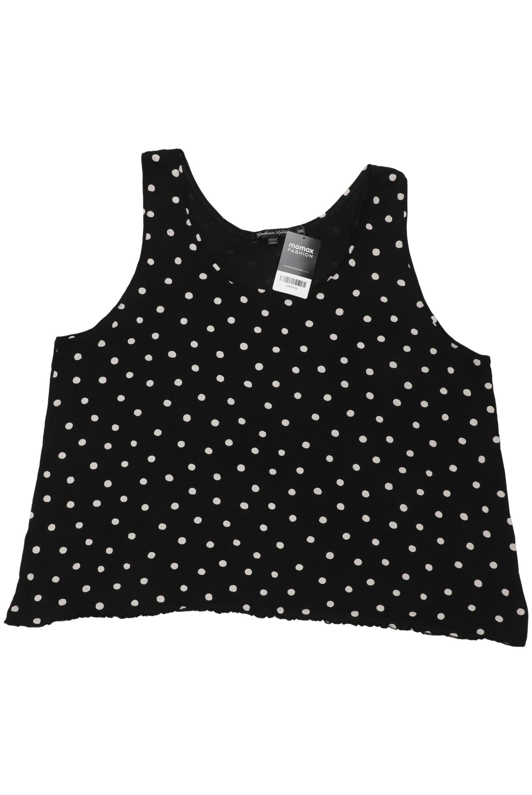 

Gudrun Sjödén Damen Top, schwarz, Gr. 46