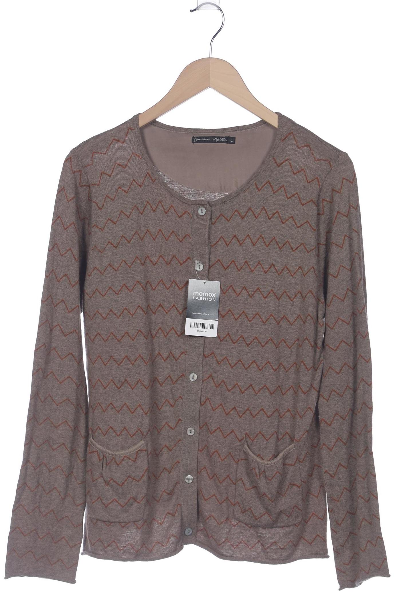 

Gudrun Sjödén Damen Strickjacke, braun, Gr. 42