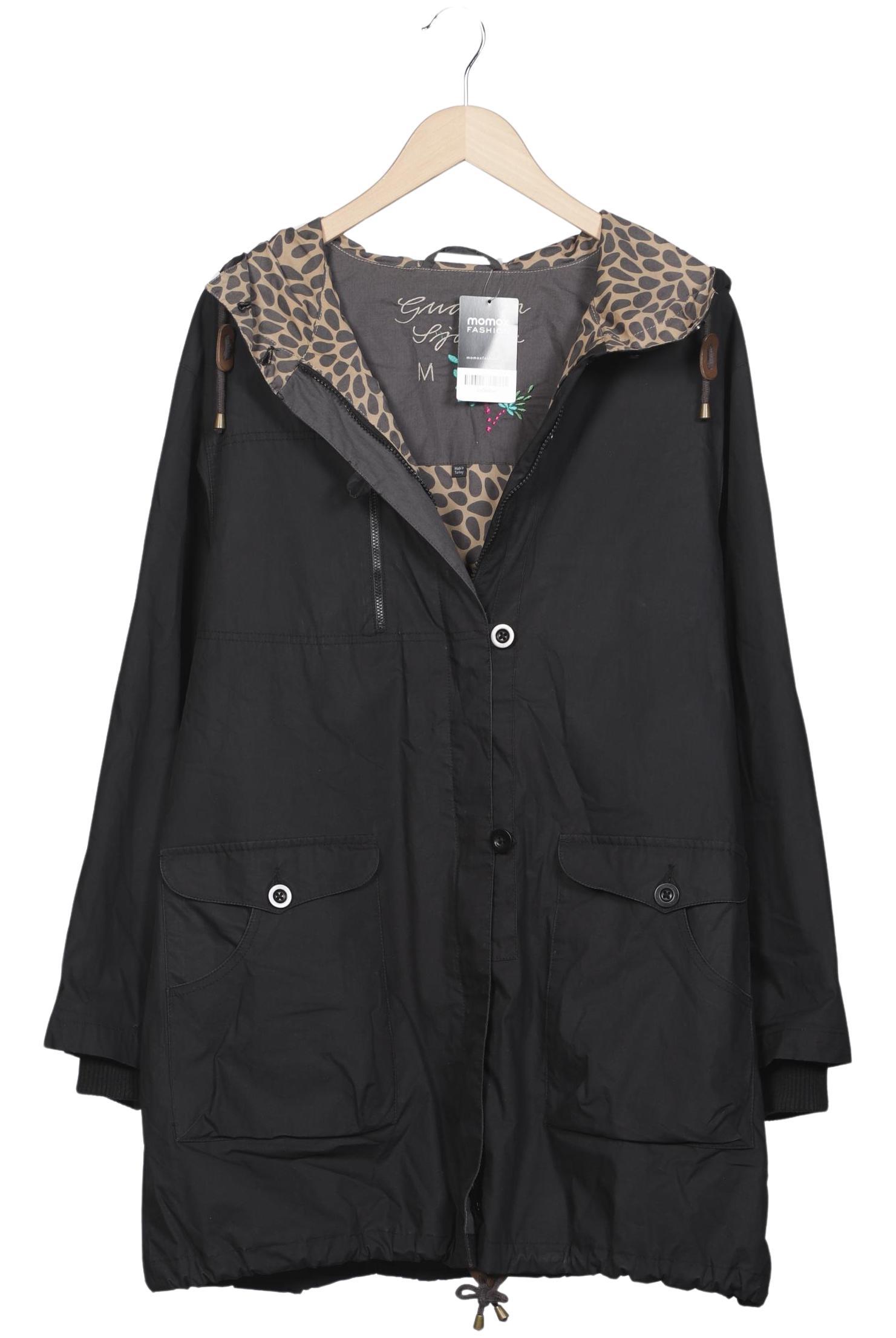 

Gudrun Sjödén Damen Mantel, schwarz, Gr. 38