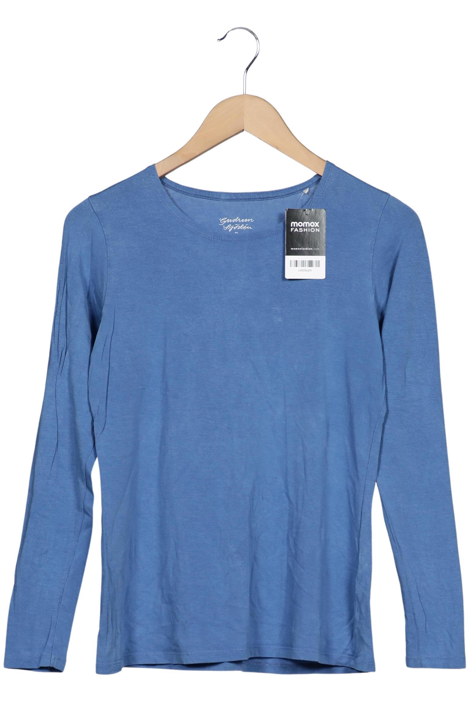 

Gudrun Sjödén Damen Langarmshirt, blau, Gr. 36