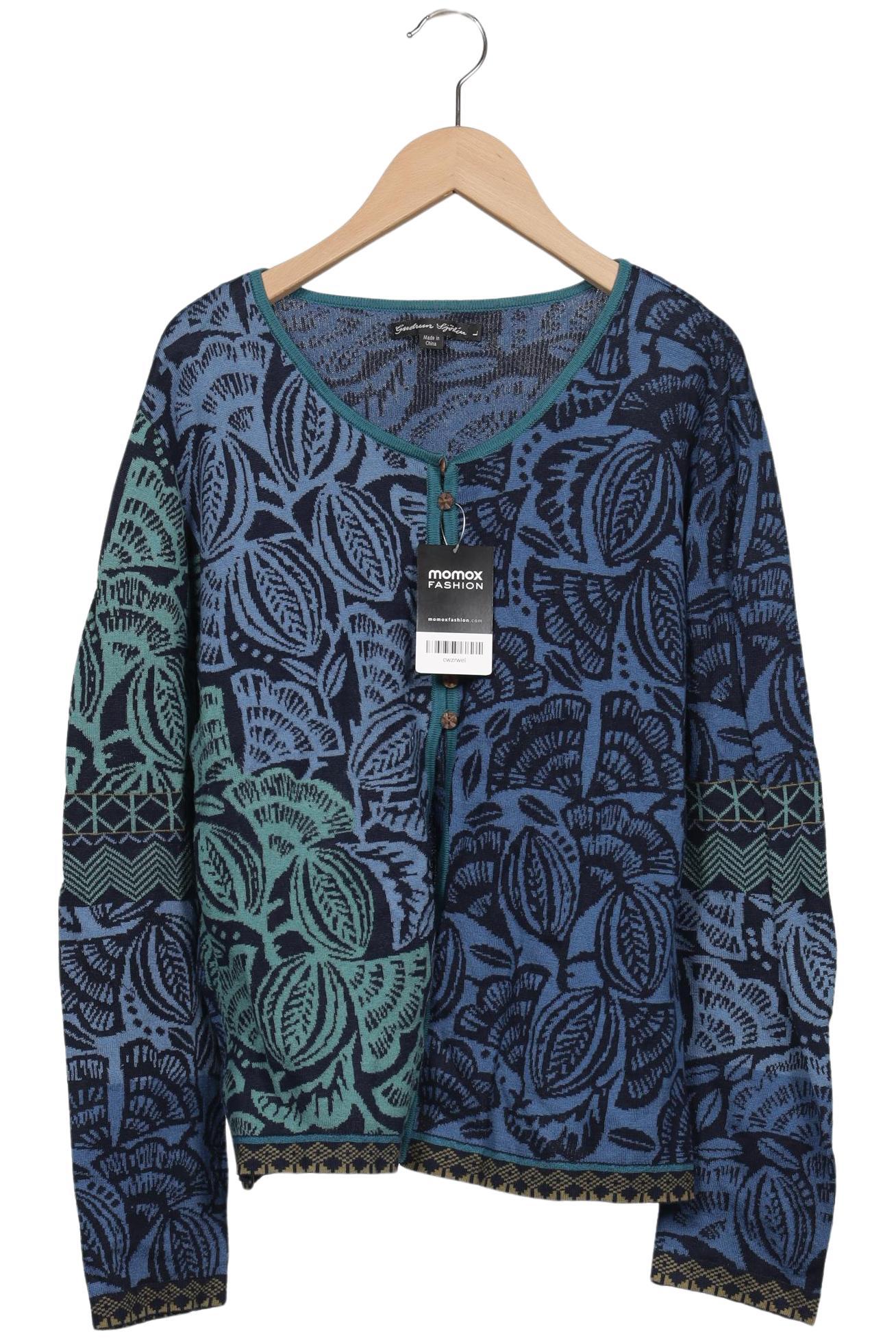 

Gudrun Sjödén Damen Strickjacke, blau, Gr. 42