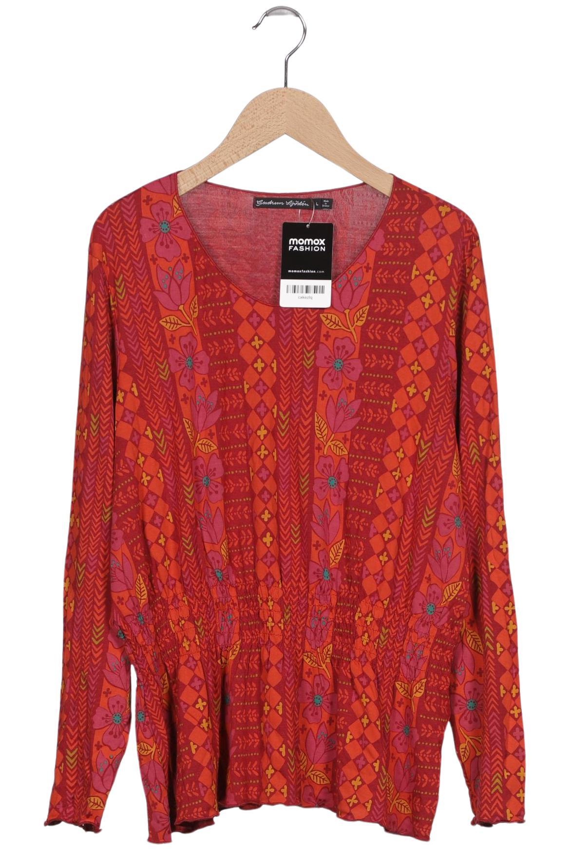 

Gudrun Sjödén Damen Langarmshirt, rot, Gr. 42