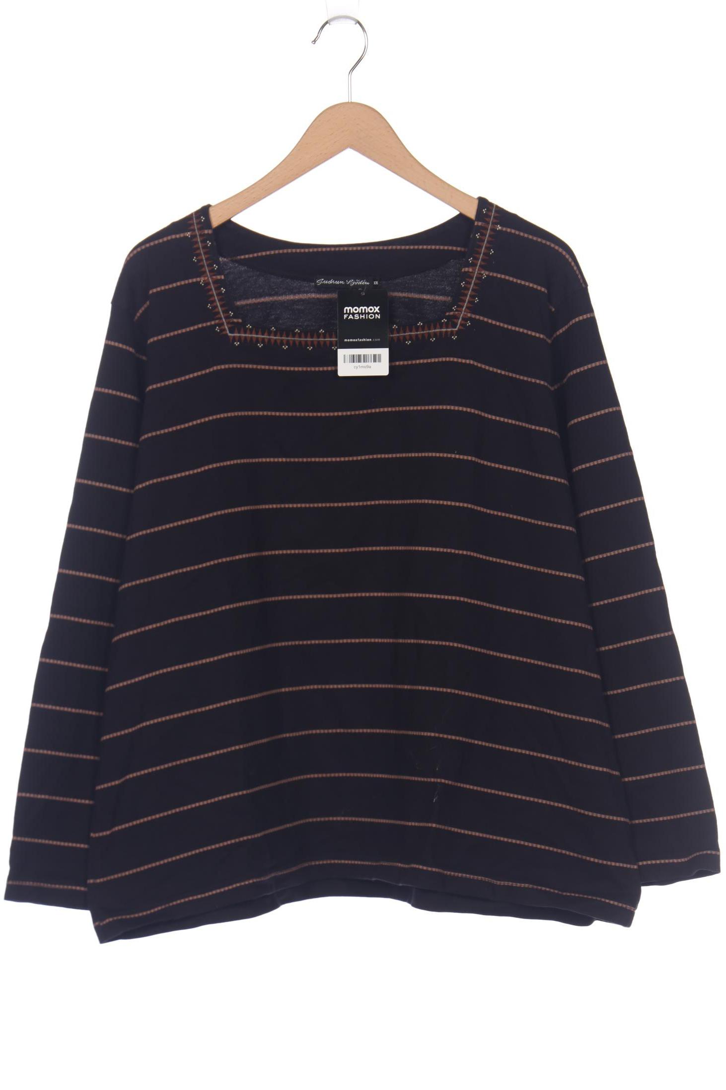 

Gudrun Sjödén Damen Langarmshirt, schwarz, Gr. 46