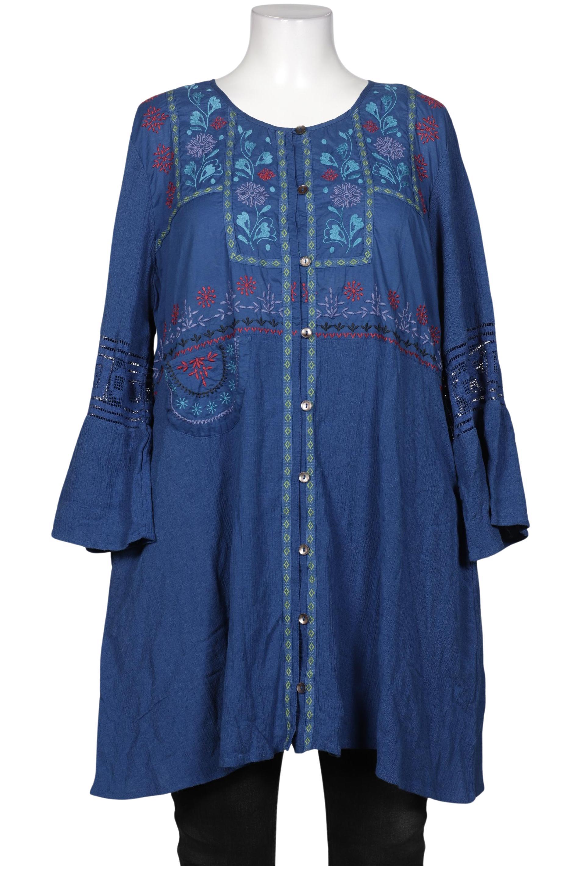 

Gudrun Sjödén Damen Bluse, blau, Gr. 44