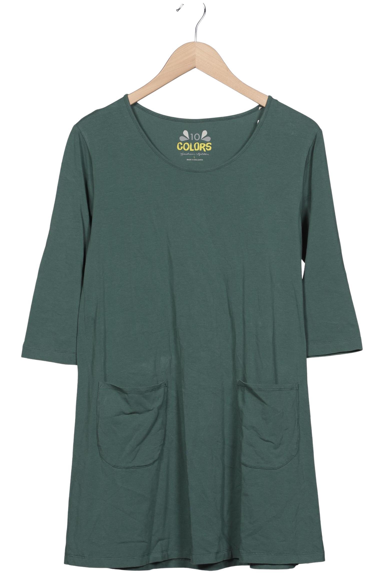

Gudrun Sjödén Damen Langarmshirt, grün, Gr. 42