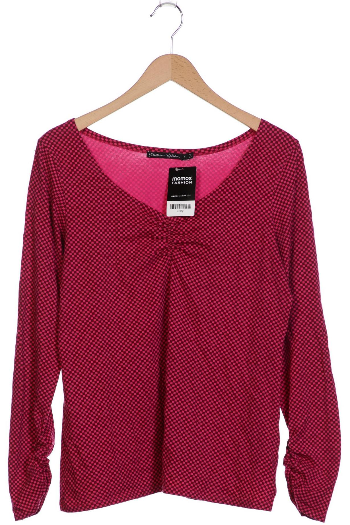 

Gudrun Sjödén Damen Langarmshirt, pink, Gr. 42