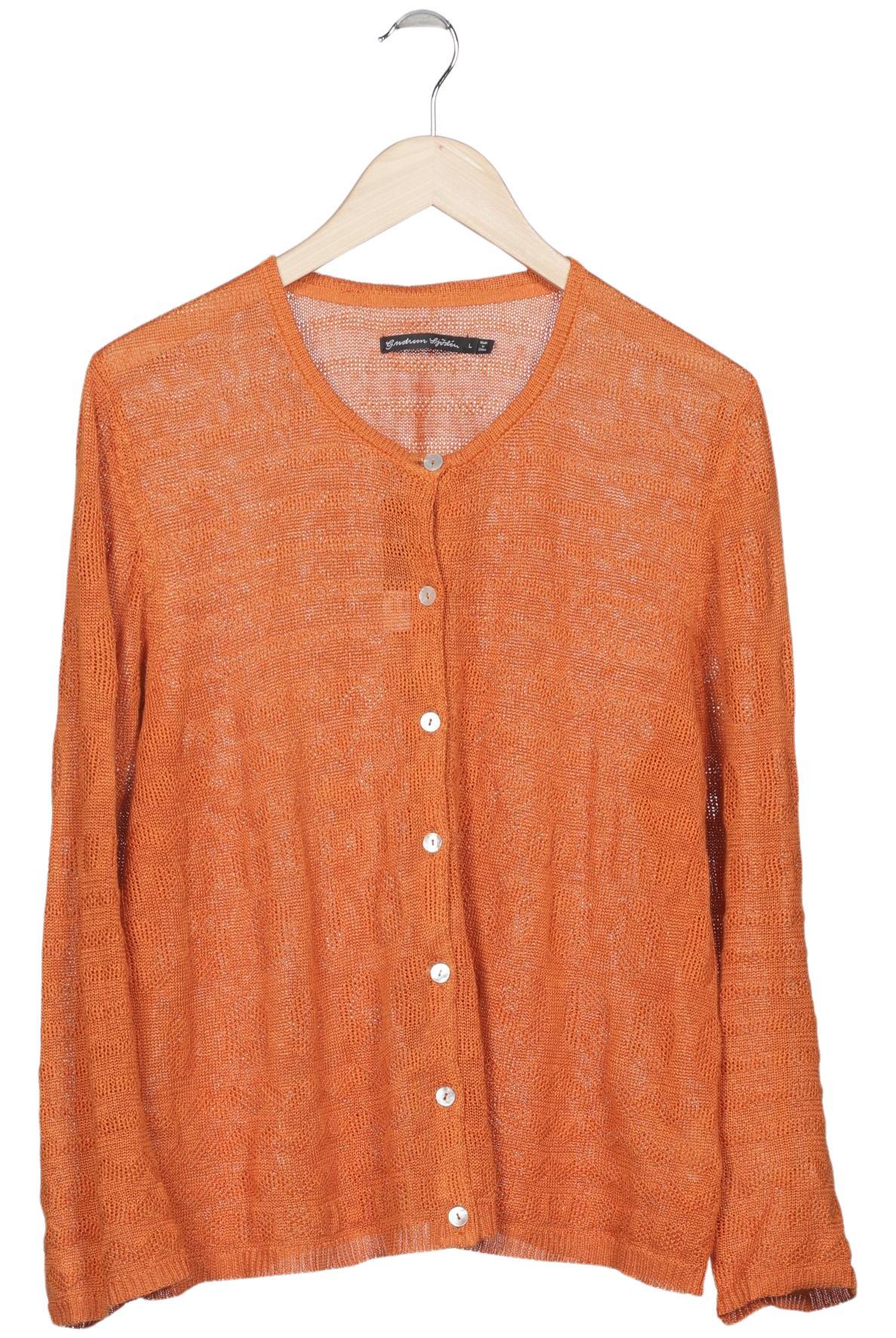 

Gudrun Sjödén Damen Strickjacke, orange, Gr. 42