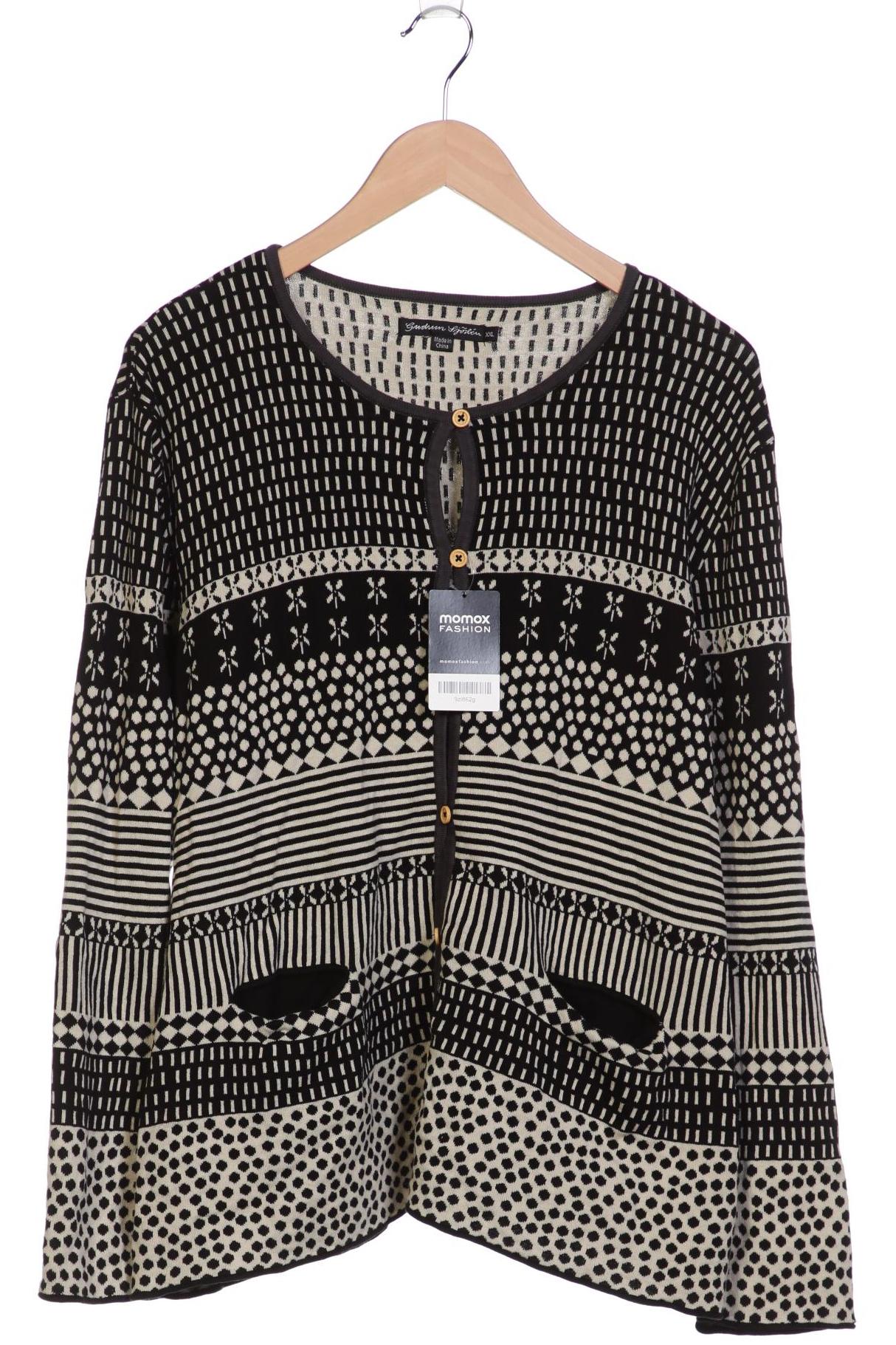 

Gudrun Sjödén Damen Strickjacke, schwarz, Gr. 46
