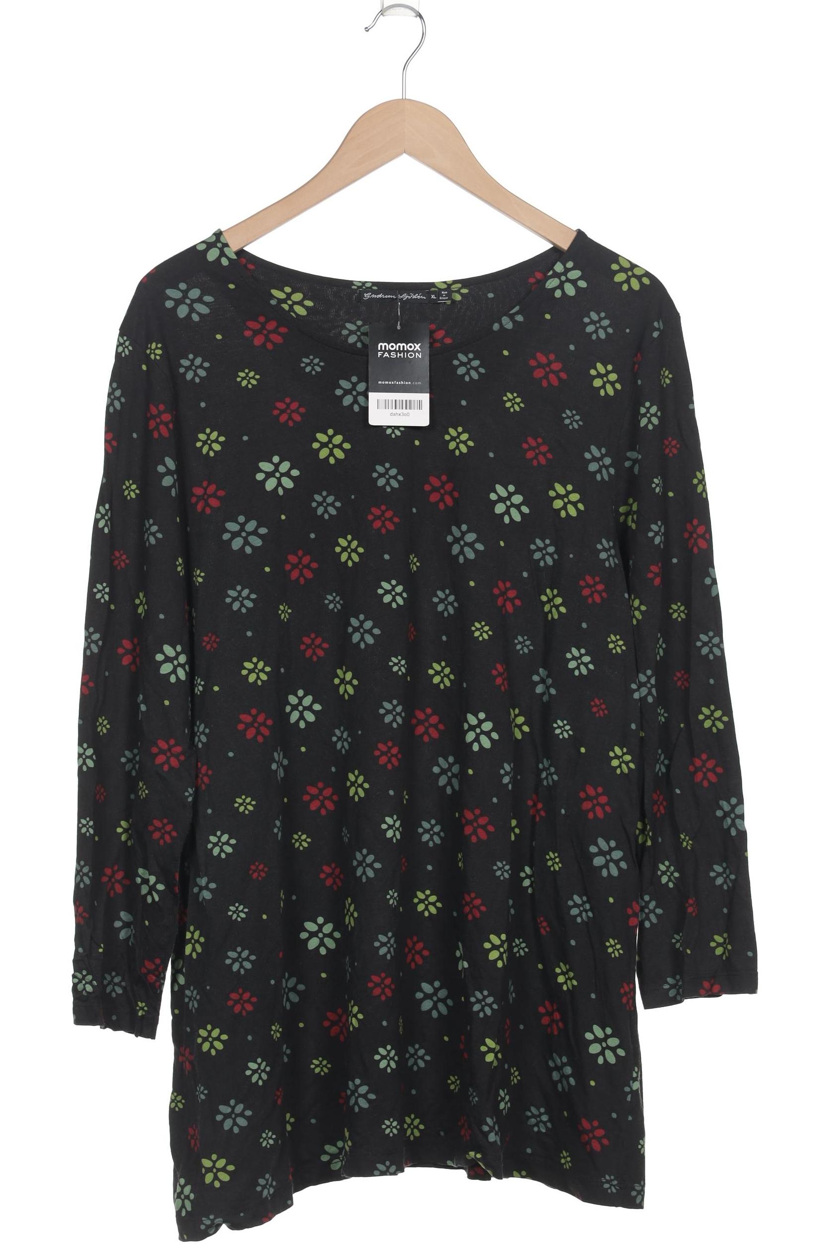 

Gudrun Sjödén Damen Langarmshirt, schwarz, Gr. 44