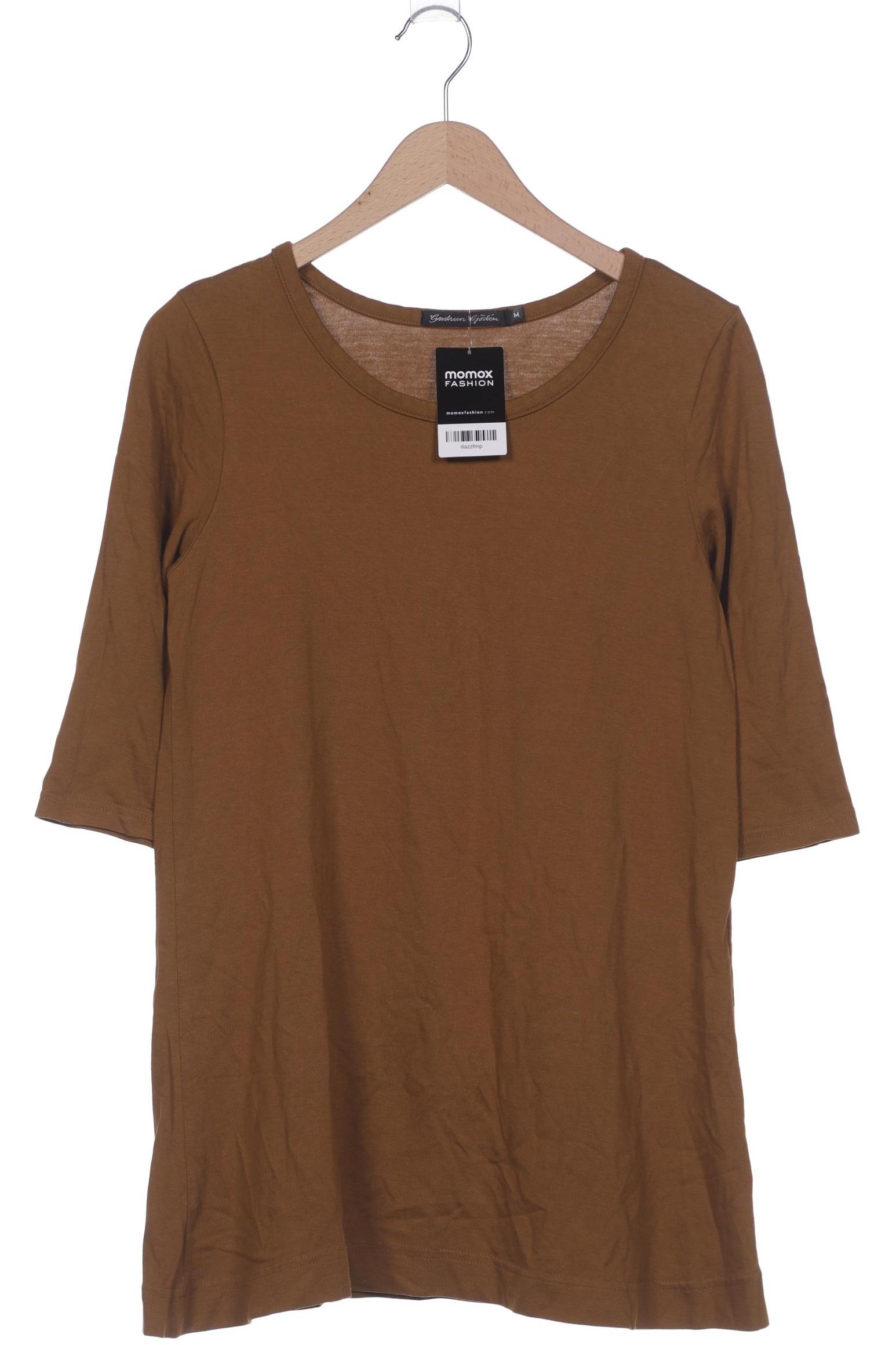 

Gudrun Sjödén Damen Langarmshirt, braun, Gr. 38