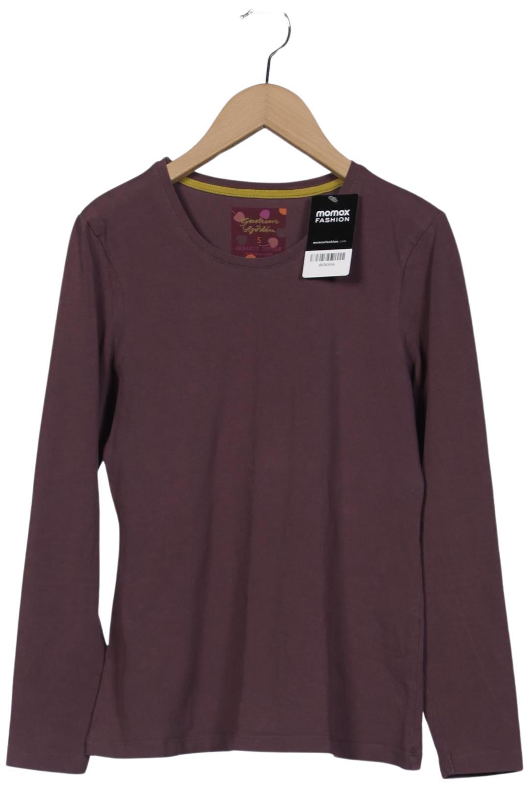 

Gudrun Sjödén Damen Langarmshirt, bordeaux, Gr. 36