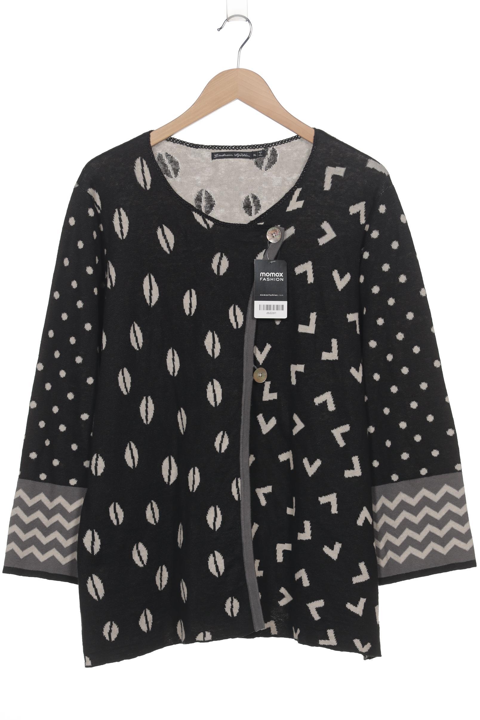 

Gudrun Sjödén Damen Strickjacke, schwarz, Gr. 44