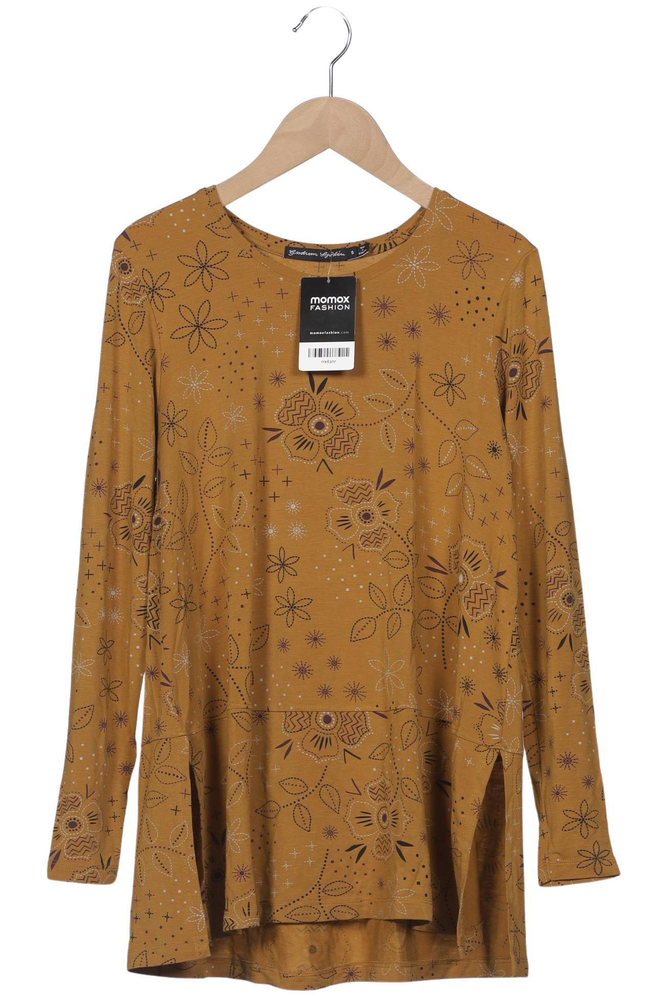 

Gudrun Sjödén Damen Langarmshirt, braun, Gr. 36