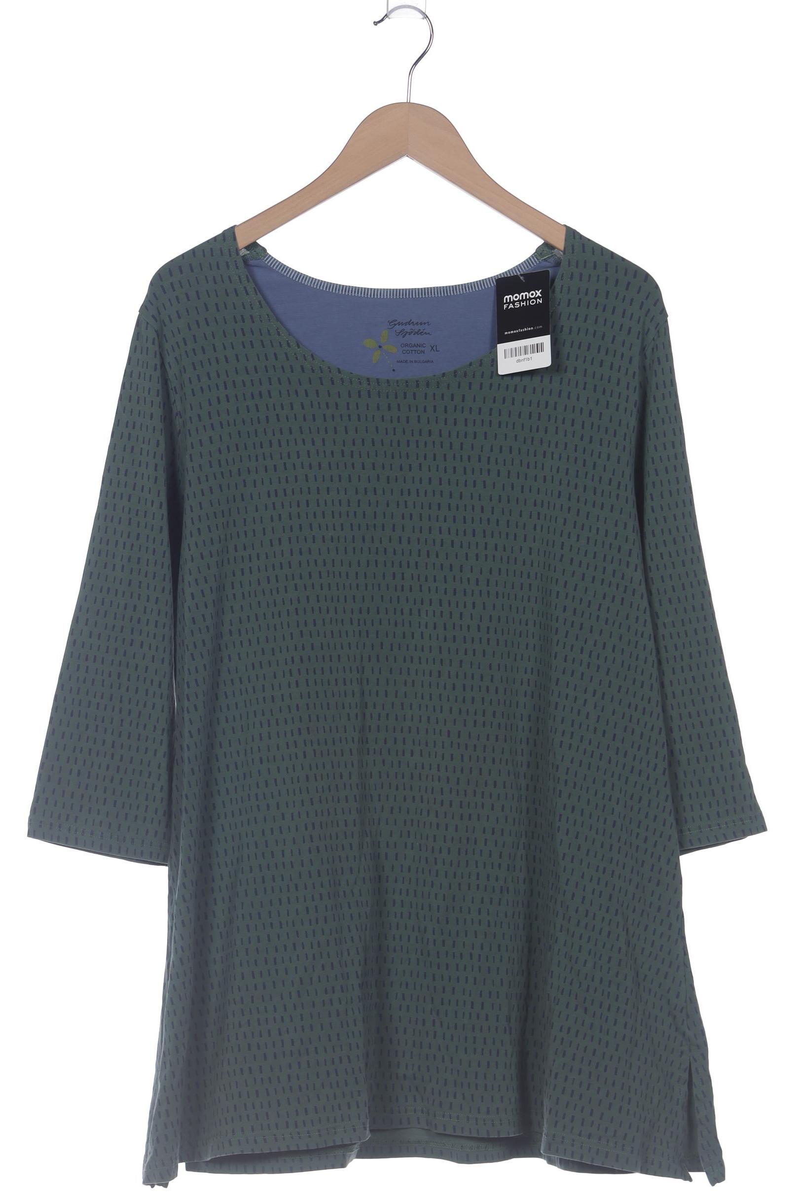 

Gudrun Sjödén Damen Langarmshirt, grün, Gr. 44