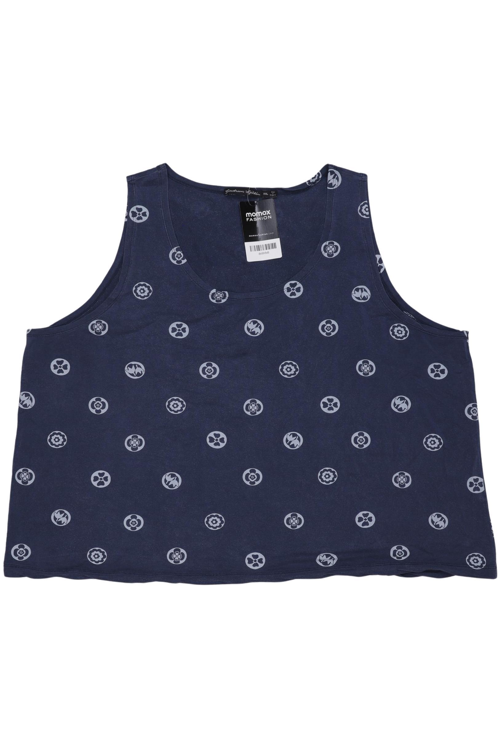 

Gudrun Sjödén Damen Top, marineblau, Gr. 46