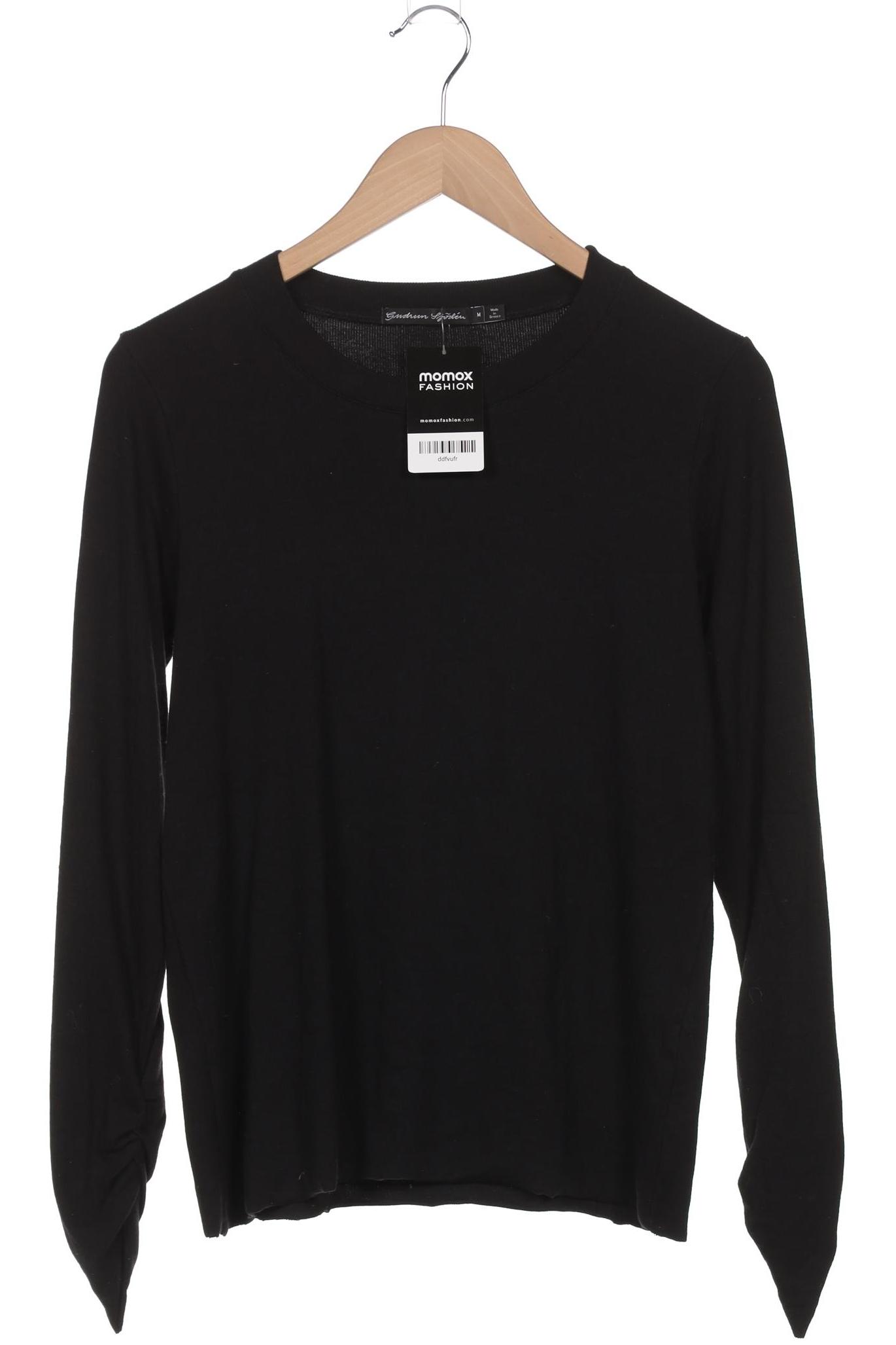 

Gudrun Sjödén Damen Langarmshirt, schwarz, Gr. 38