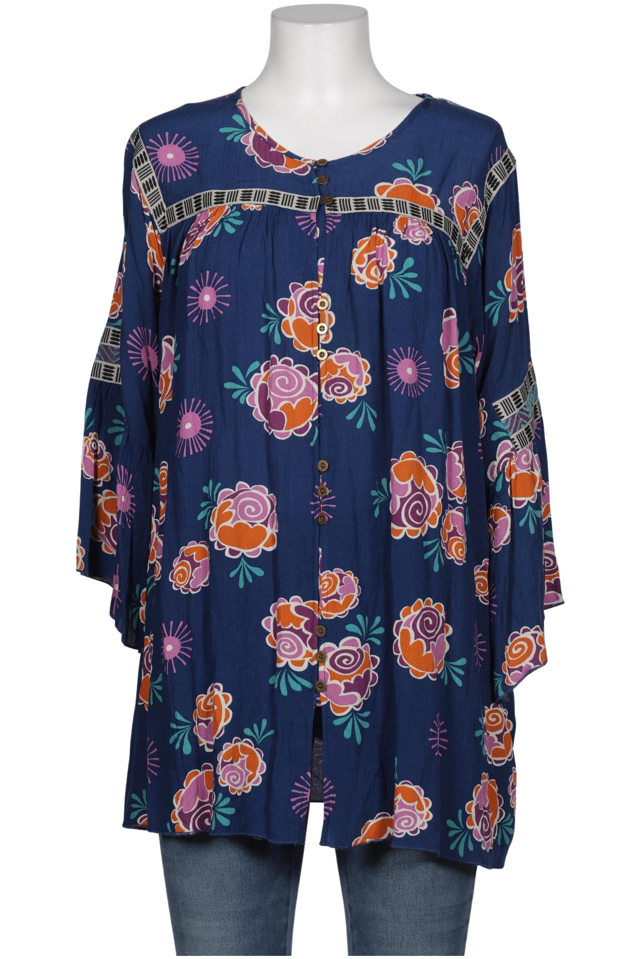 

Gudrun Sjödén Damen Bluse, blau, Gr. 42