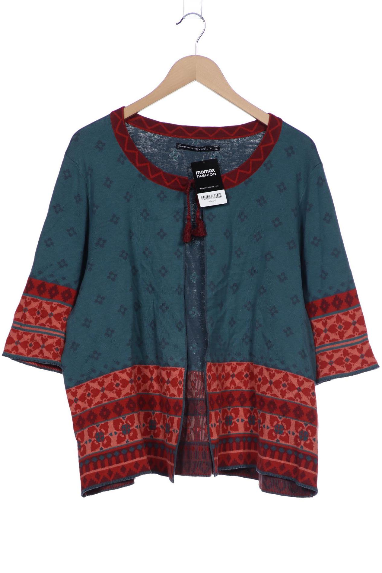 

Gudrun Sjödén Damen Strickjacke, türkis, Gr. 44