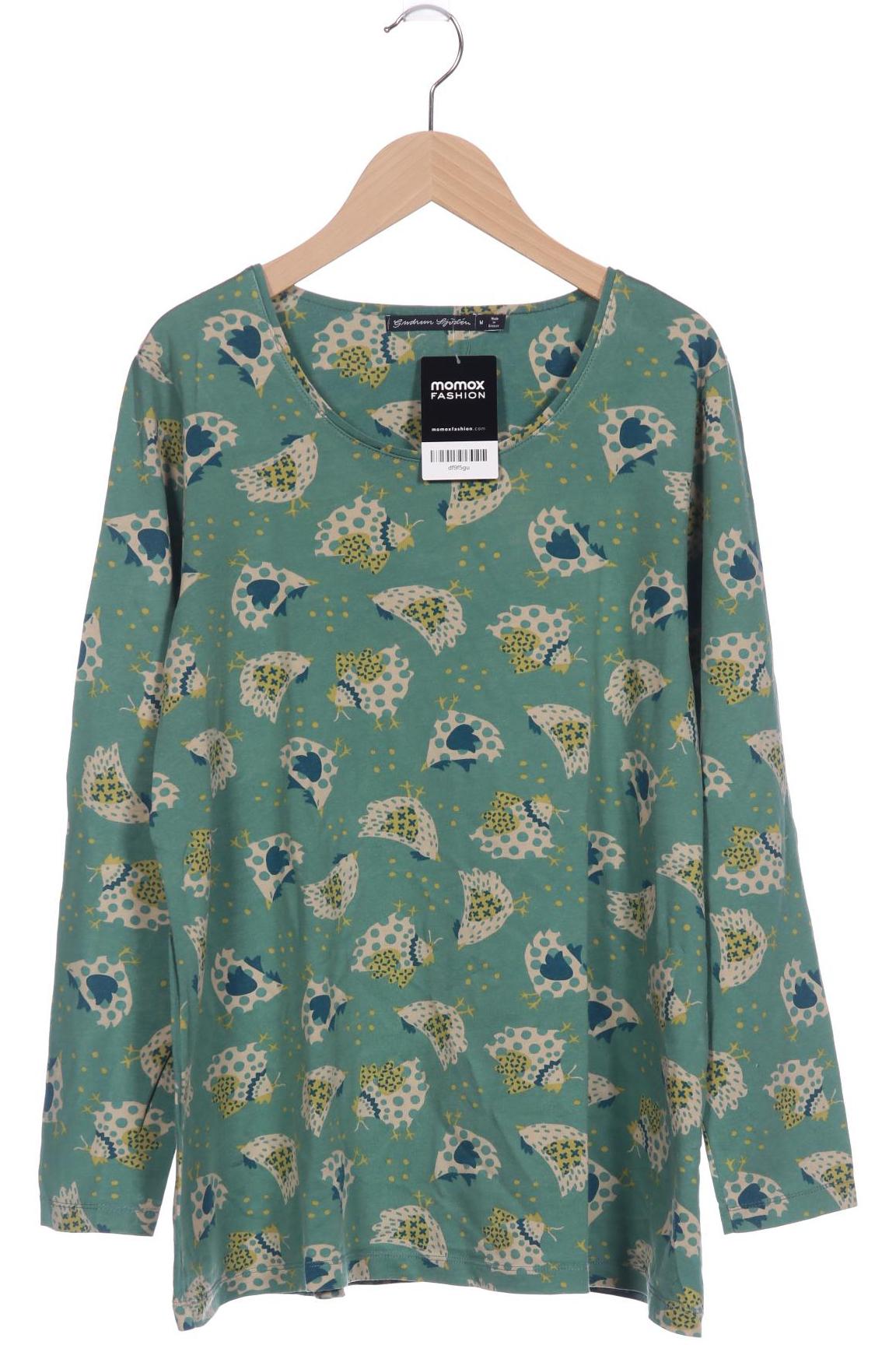 

Gudrun Sjödén Damen Langarmshirt, grün, Gr. 38