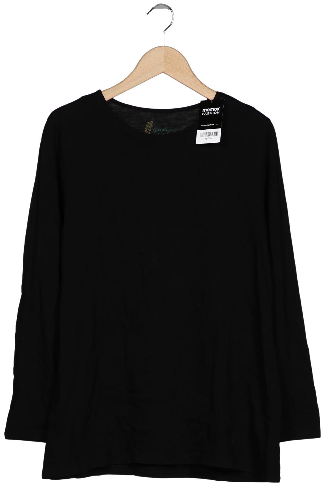 

Gudrun Sjödén Damen Langarmshirt, schwarz, Gr. 42