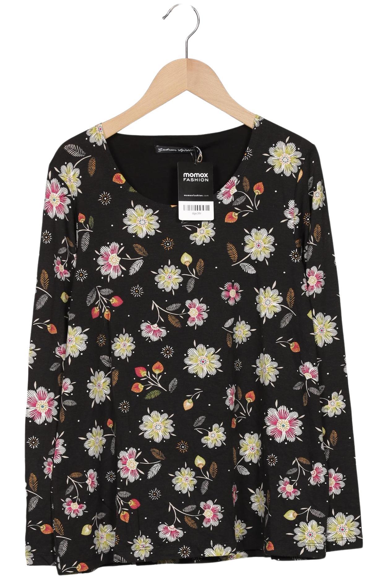 

Gudrun Sjödén Damen Langarmshirt, schwarz, Gr. 36