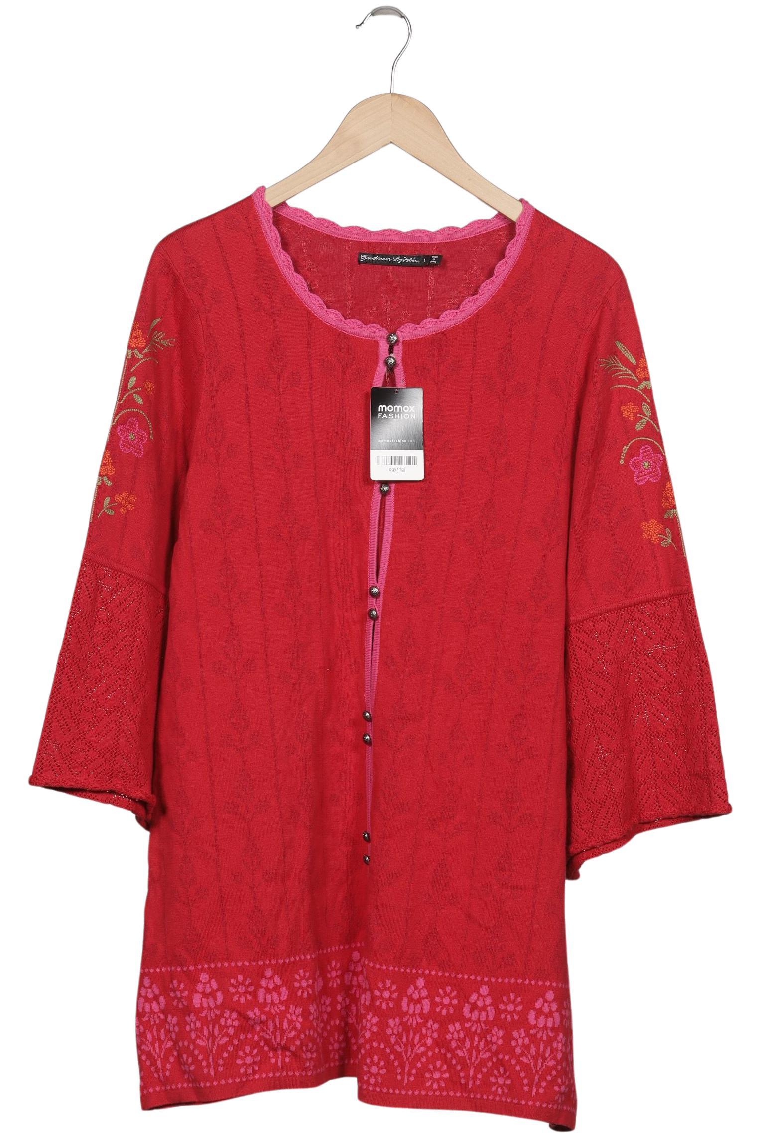

Gudrun Sjödén Damen Strickjacke, rot, Gr. 42