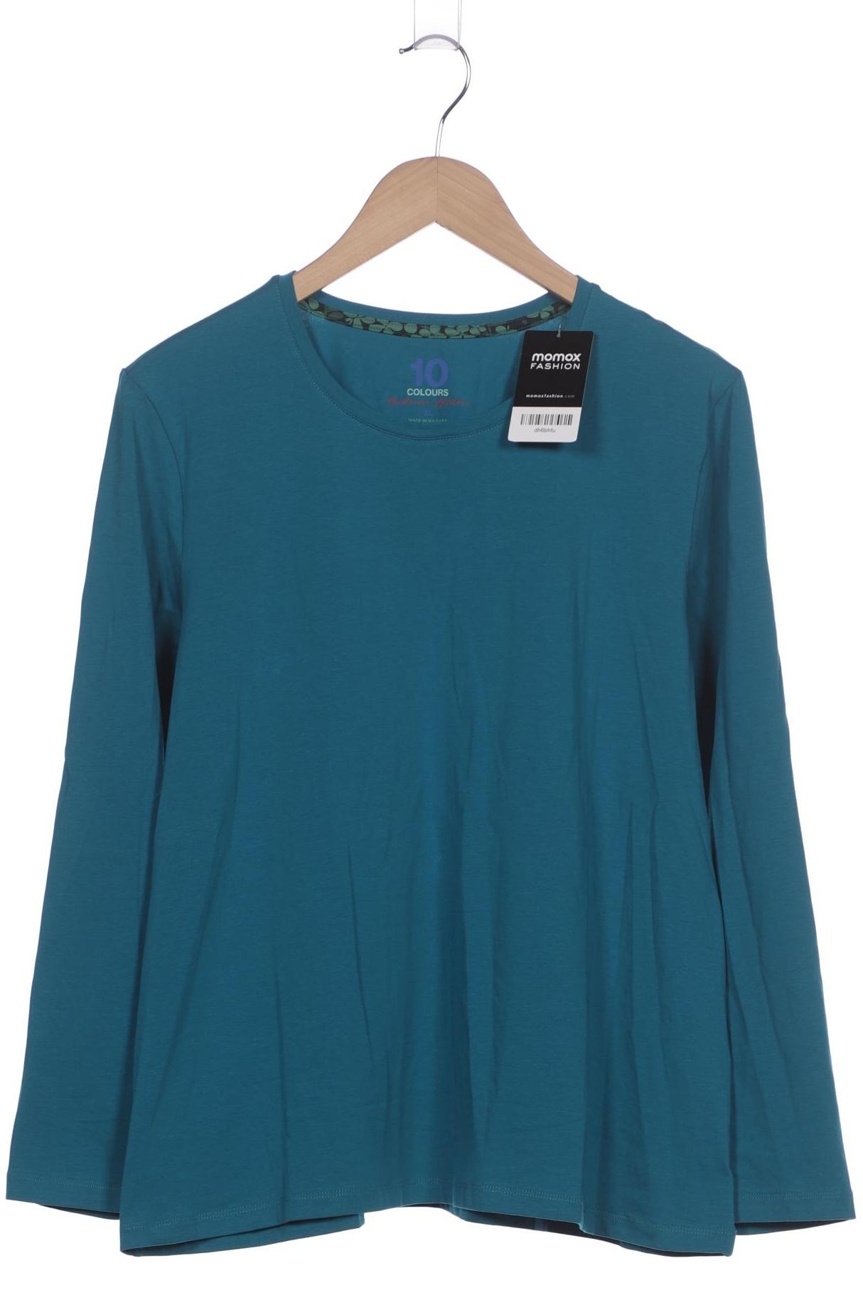 

Gudrun Sjödén Damen Langarmshirt, blau, Gr. 44