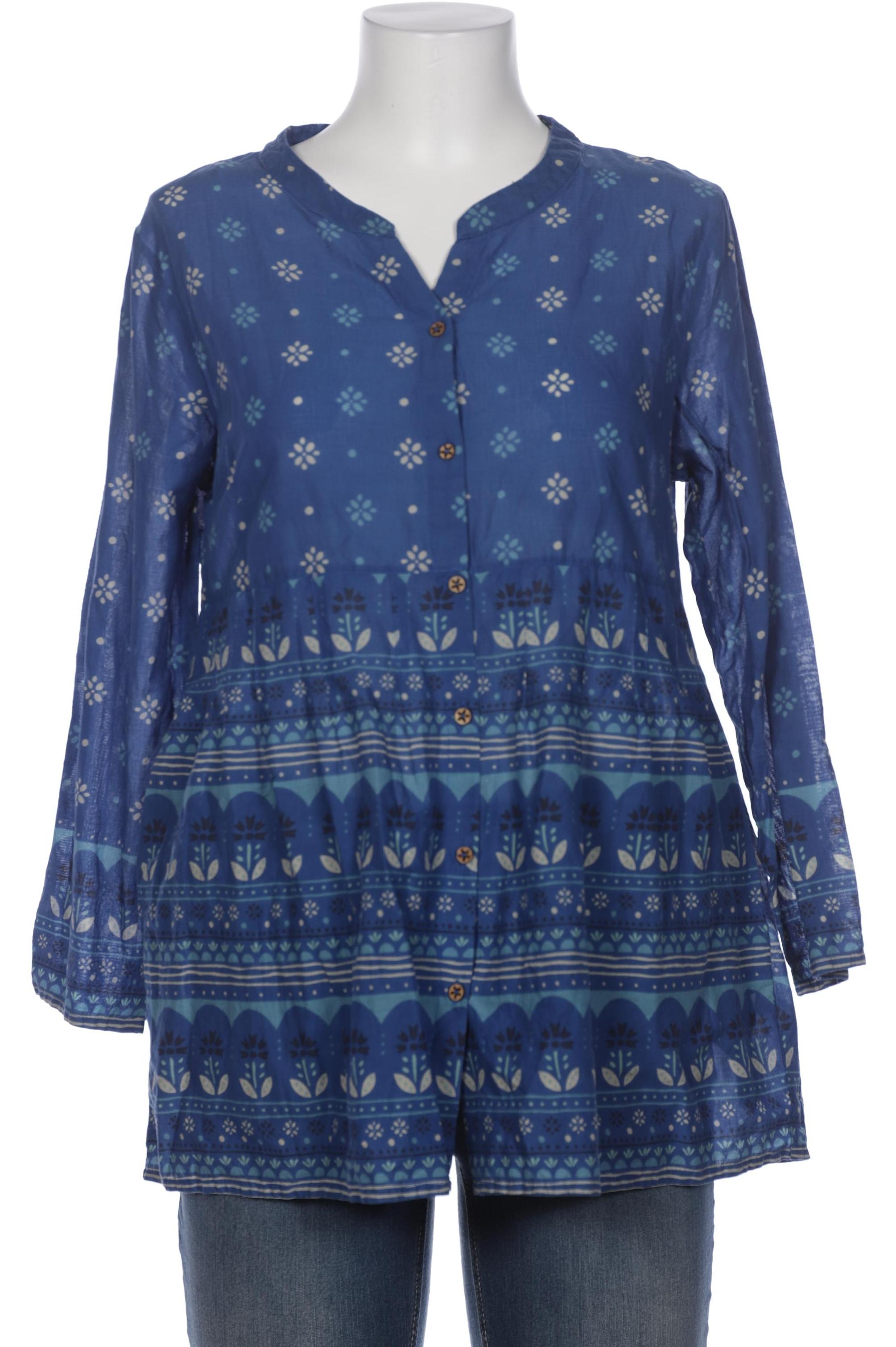 

Gudrun Sjödén Damen Bluse, blau, Gr. 38