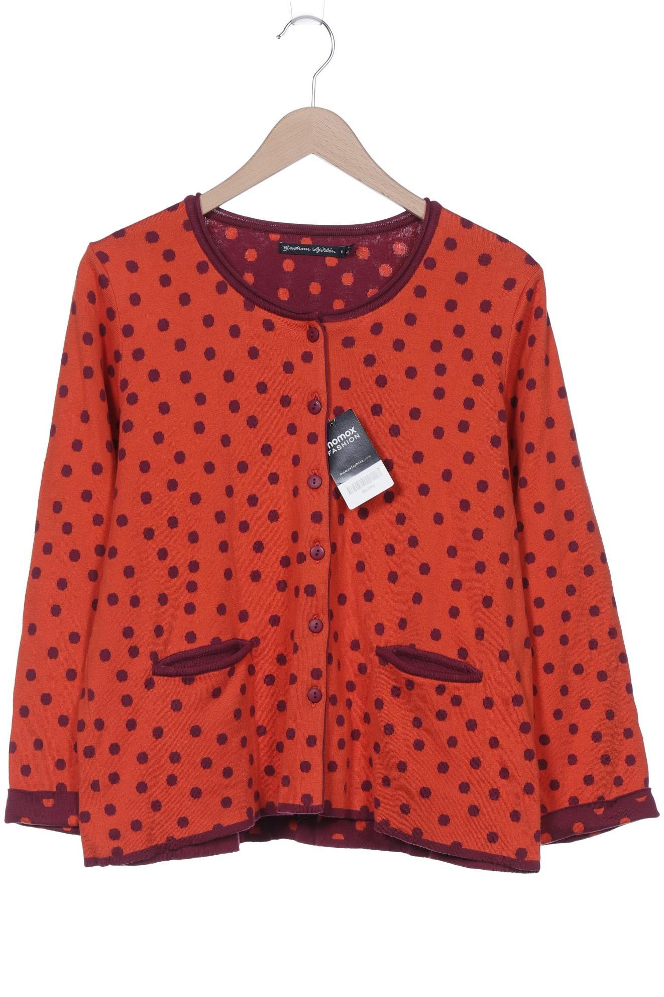

Gudrun Sjödén Damen Strickjacke, orange, Gr. 38