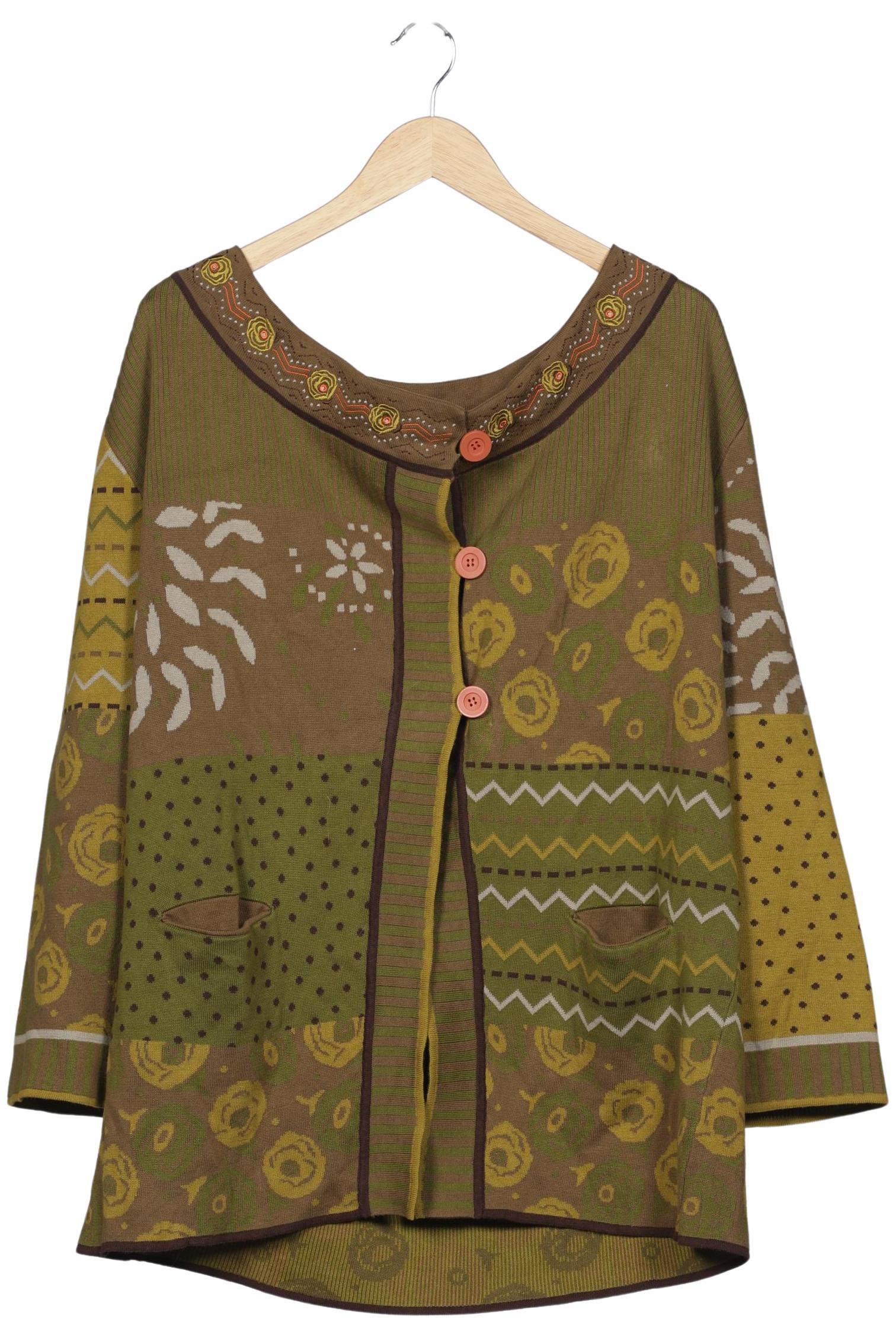 

Gudrun Sjödén Damen Strickjacke, grün, Gr. 38