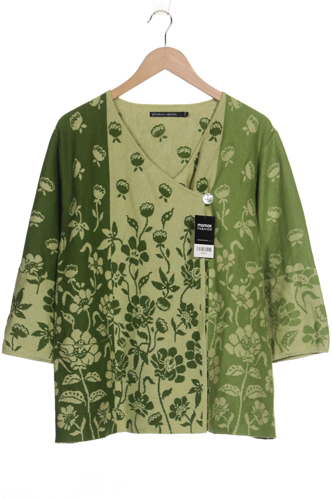 

Gudrun Sjödén Damen Strickjacke, grün, Gr. 42