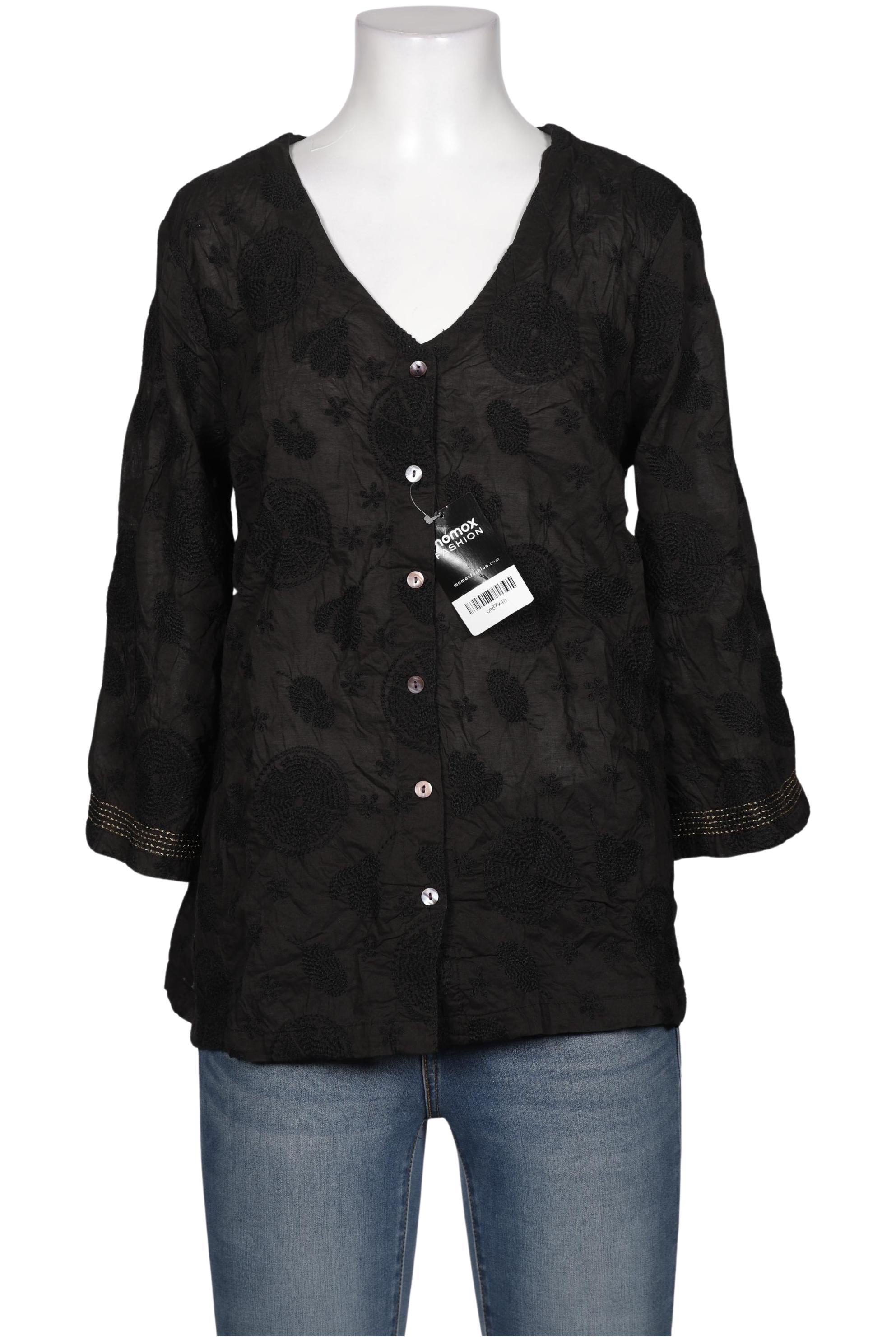 

Gudrun Sjödén Damen Bluse, schwarz, Gr. 38