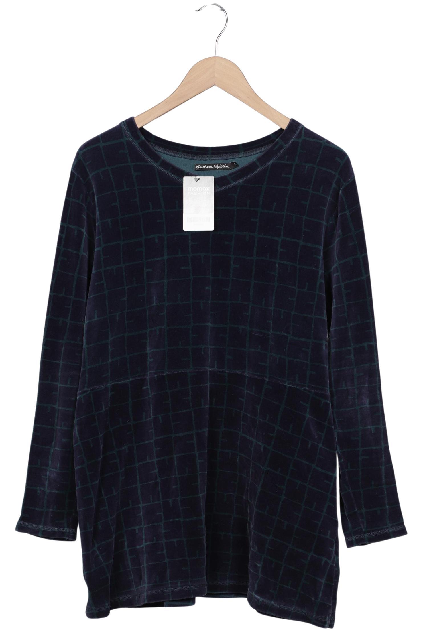 

Gudrun Sjödén Damen Langarmshirt, marineblau, Gr. 42