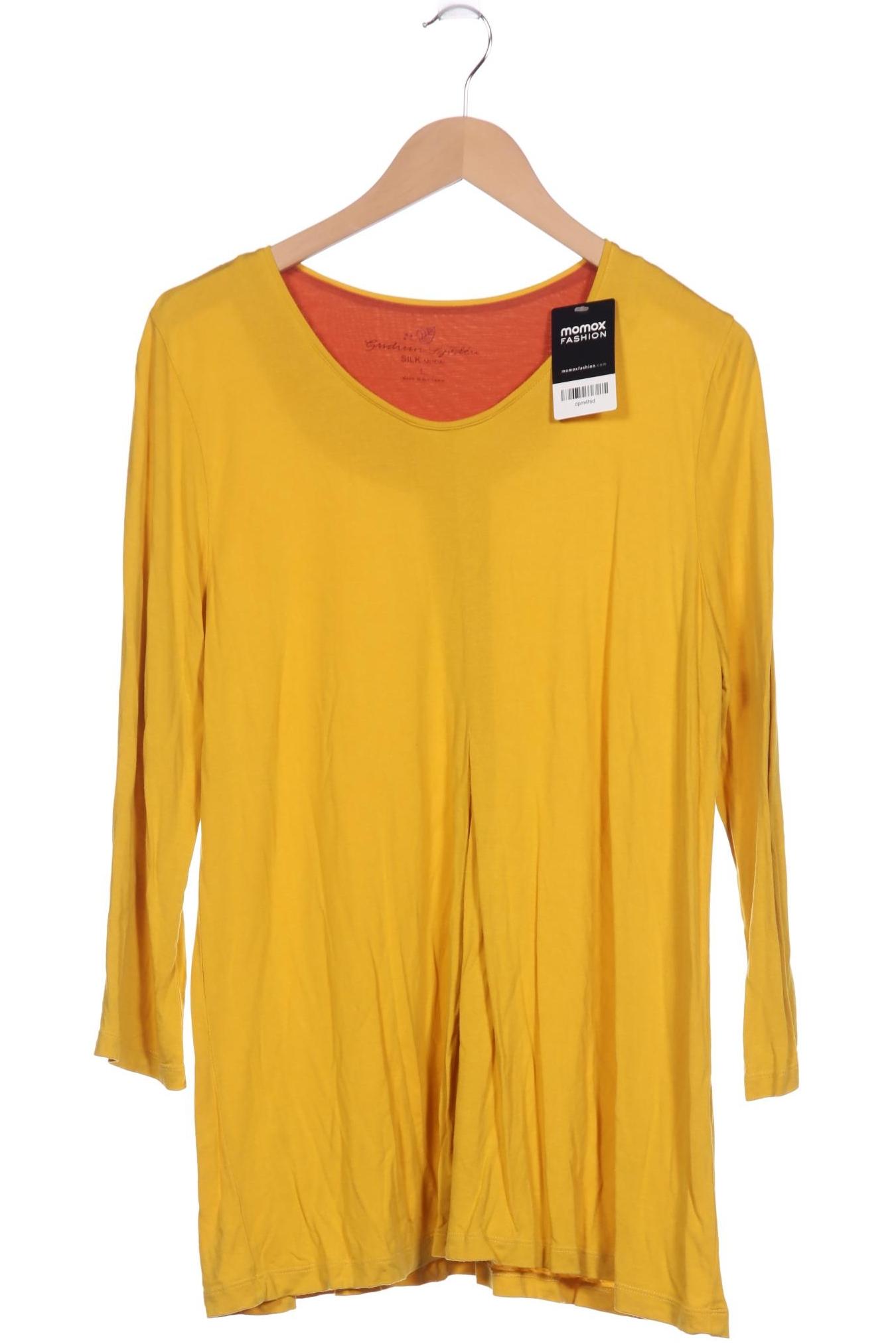 

Gudrun Sjödén Damen Langarmshirt, gelb, Gr. 42