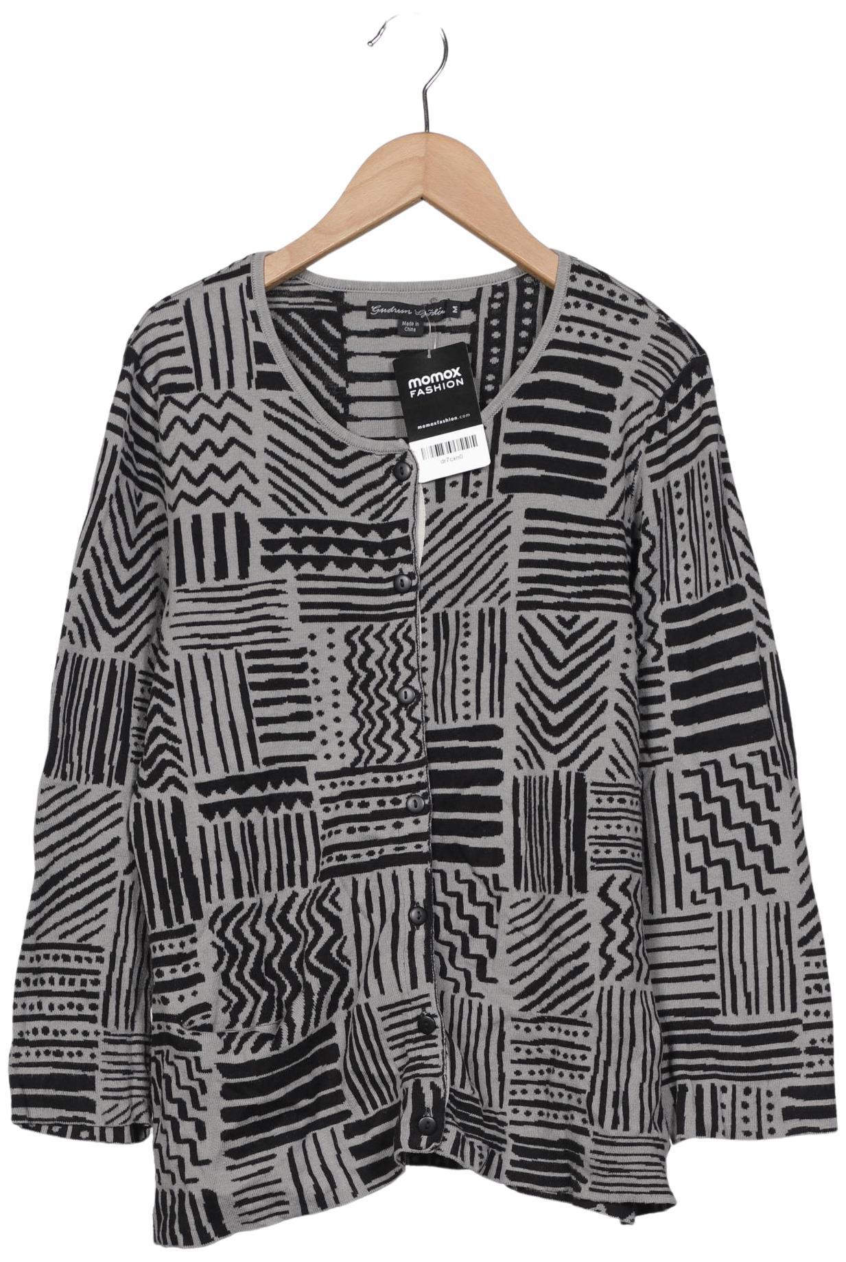 

Gudrun Sjödén Damen Strickjacke, grau, Gr. 38