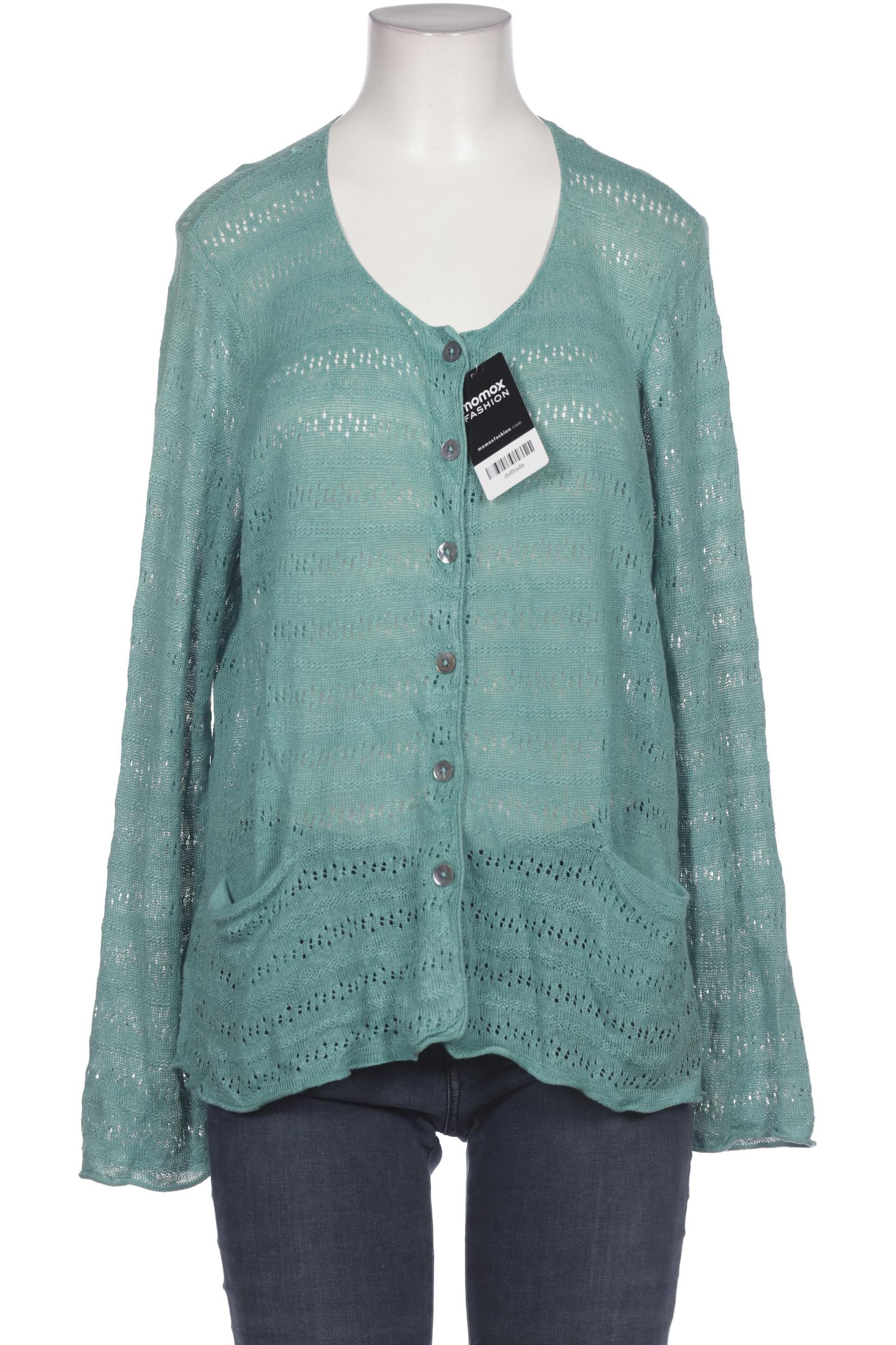 

Gudrun Sjödén Damen Strickjacke, grün, Gr. 38