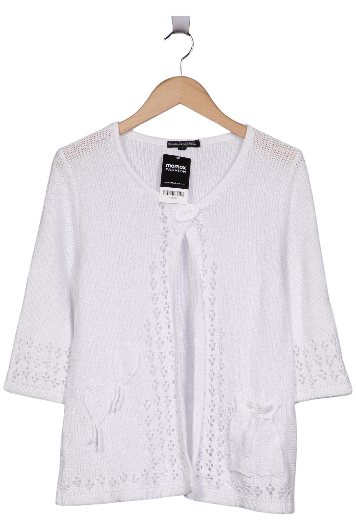 

Gudrun Sjödén Damen Strickjacke, weiß, Gr. 36