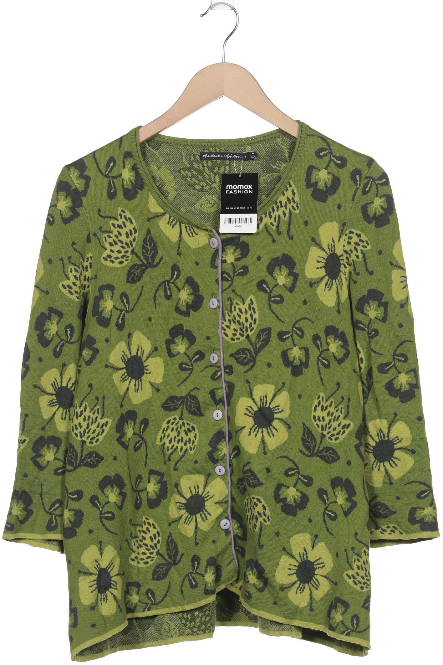 

Gudrun Sjödén Damen Strickjacke, grün, Gr. 38