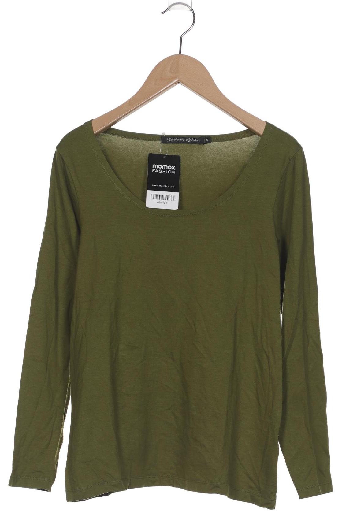 

Gudrun Sjödén Damen Langarmshirt, grün, Gr. 36