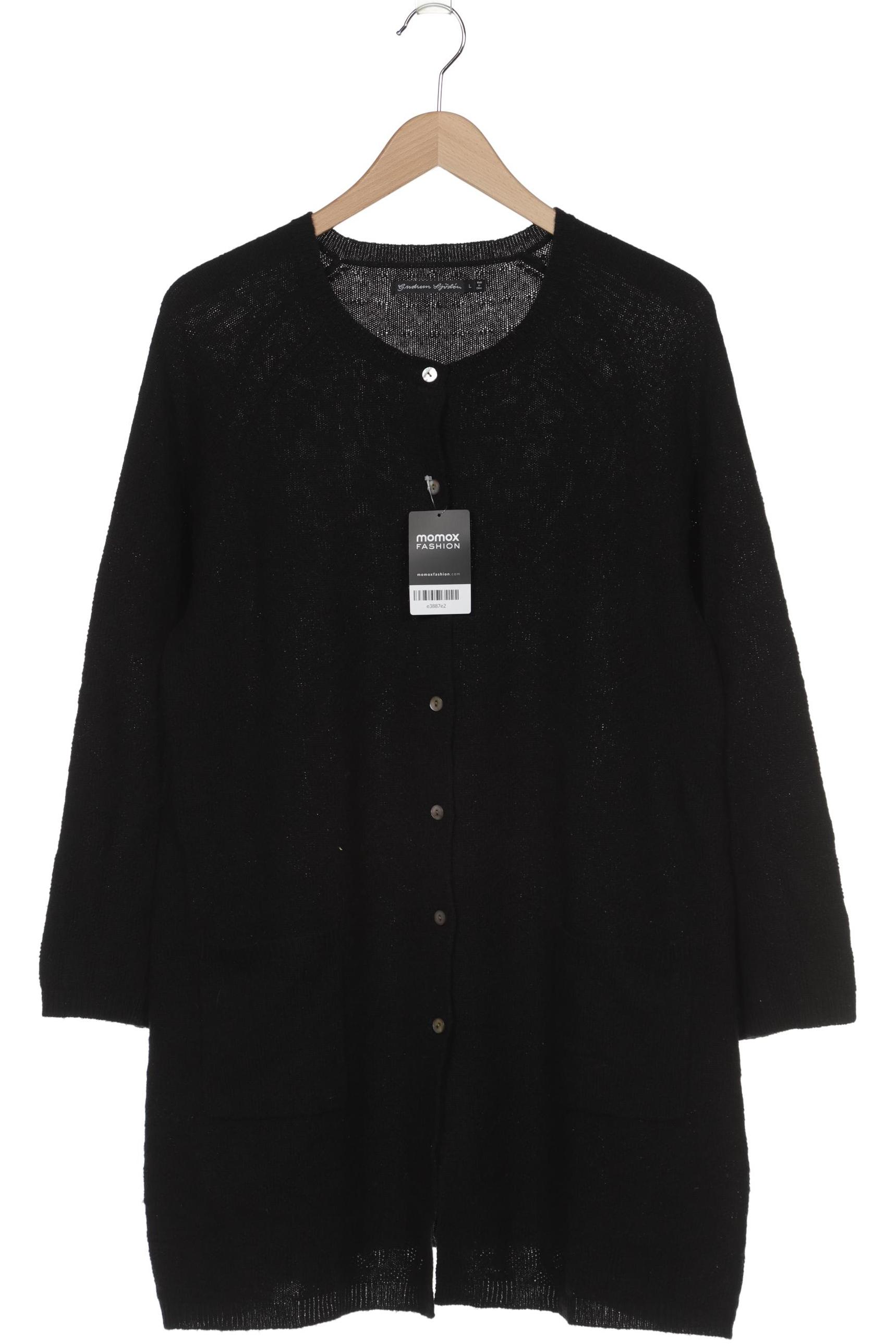 

Gudrun Sjödén Damen Strickjacke, schwarz, Gr. 42