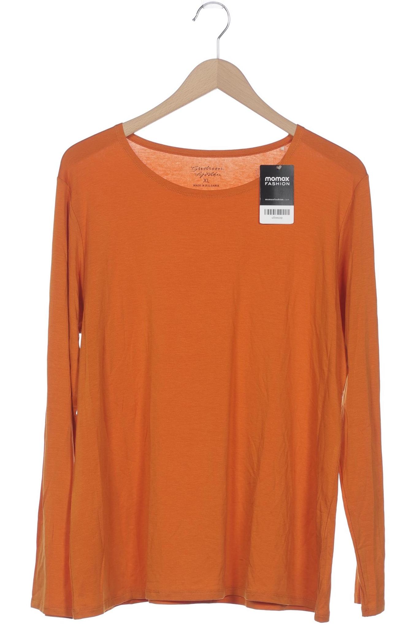 

Gudrun Sjödén Damen Langarmshirt, orange, Gr. 44