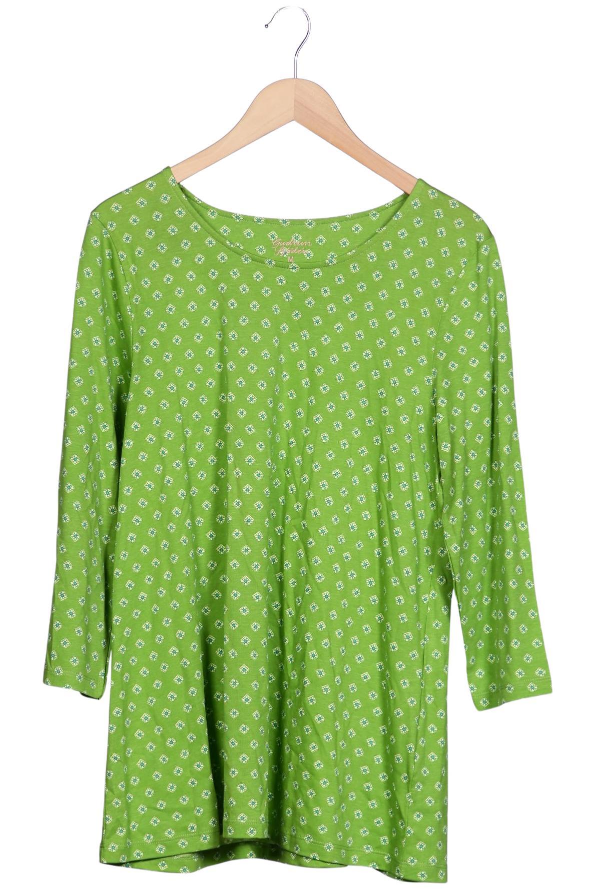 

Gudrun Sjödén Damen Langarmshirt, grün, Gr. 38