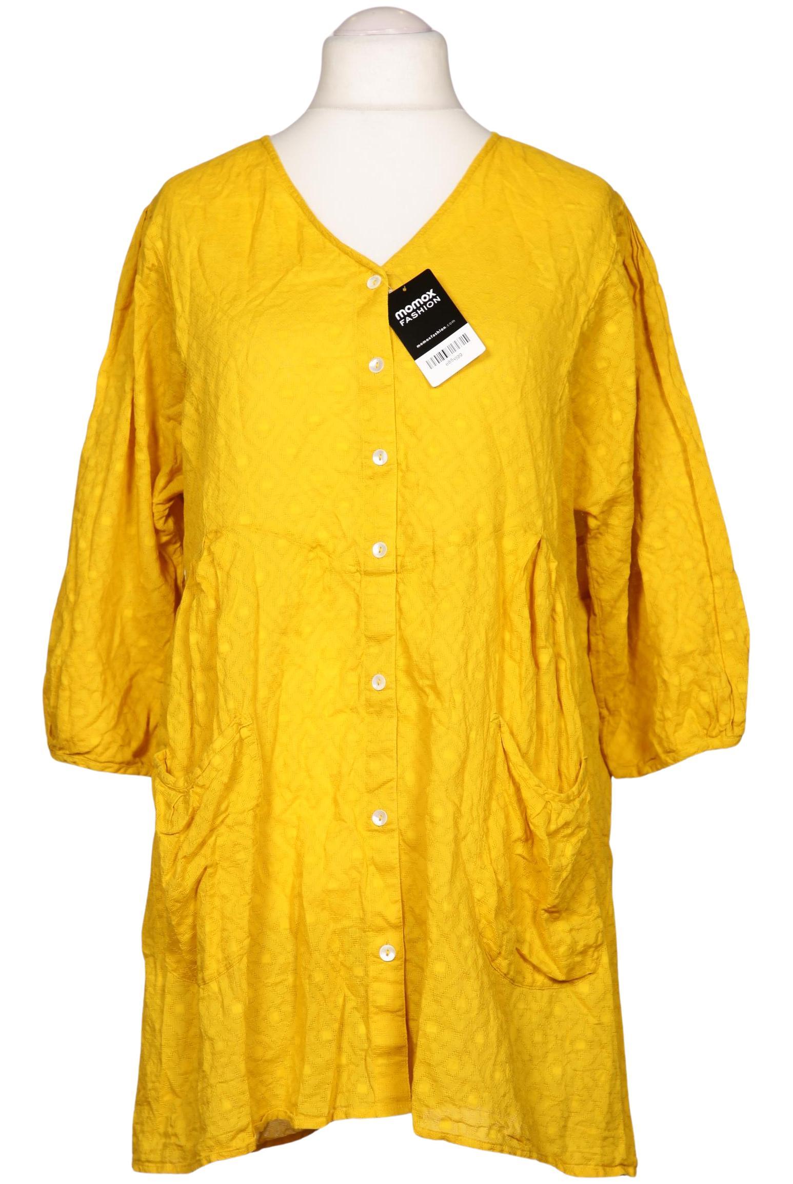 

Gudrun Sjödén Damen Bluse, gelb, Gr. 48