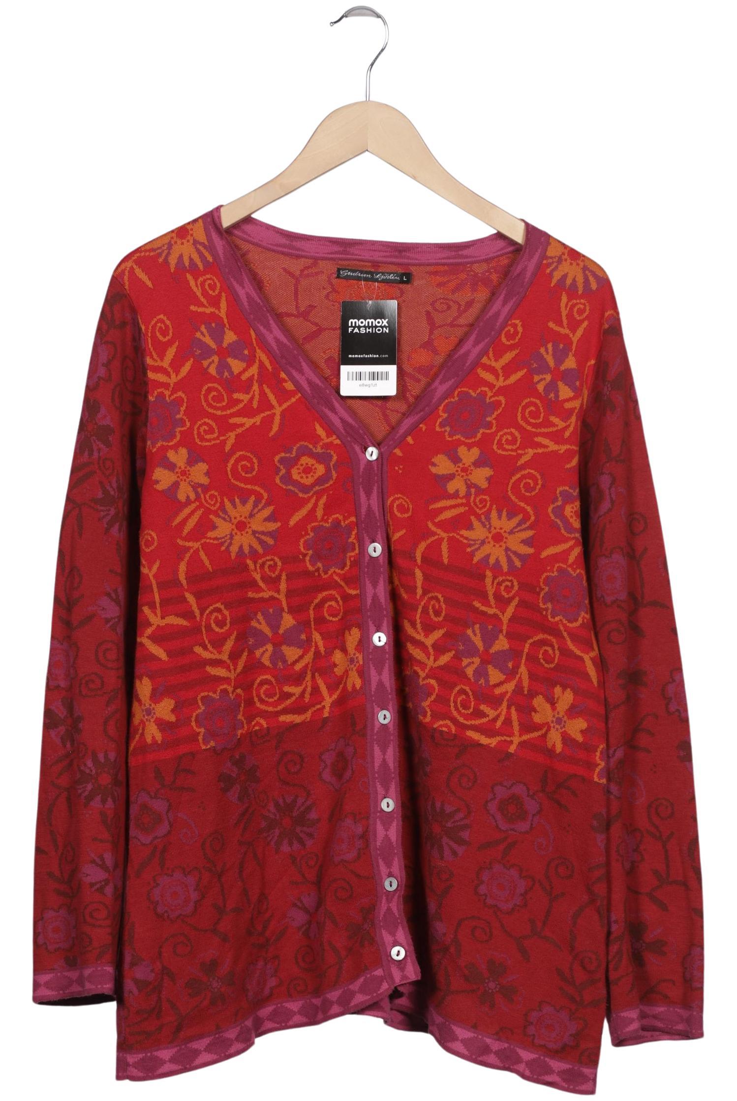 

Gudrun Sjödén Damen Strickjacke, rot, Gr. 42