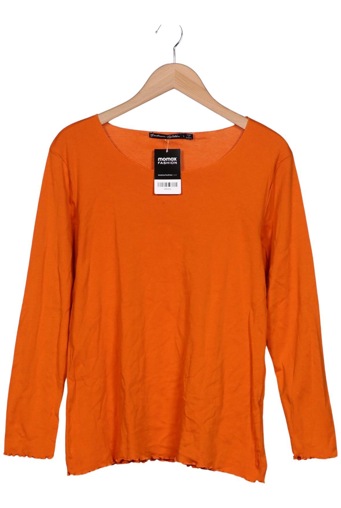 

Gudrun Sjödén Damen Langarmshirt, orange, Gr. 42