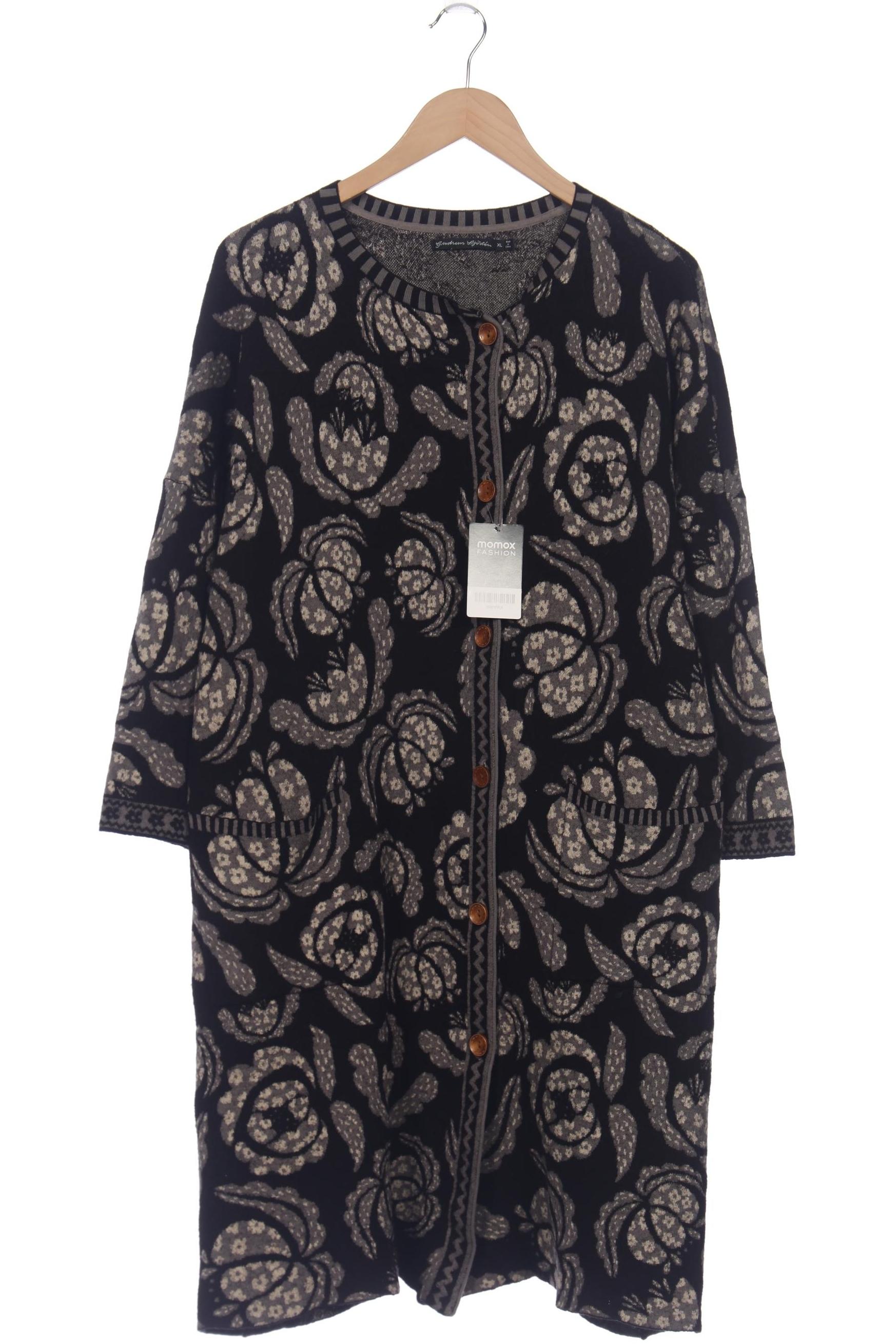 

Gudrun Sjödén Damen Strickjacke, schwarz, Gr. 44