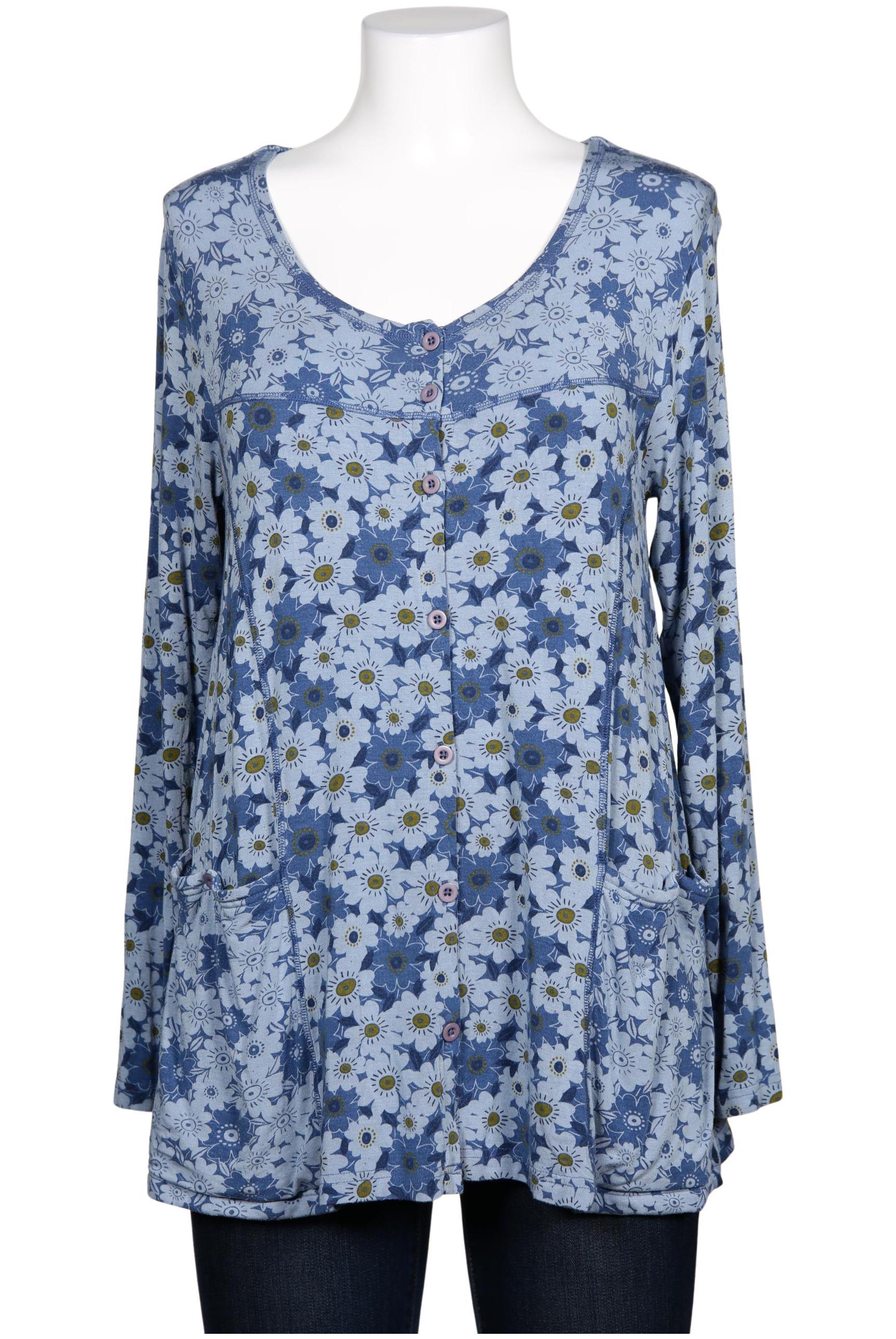 

Gudrun Sjödén Damen Bluse, blau, Gr. 38