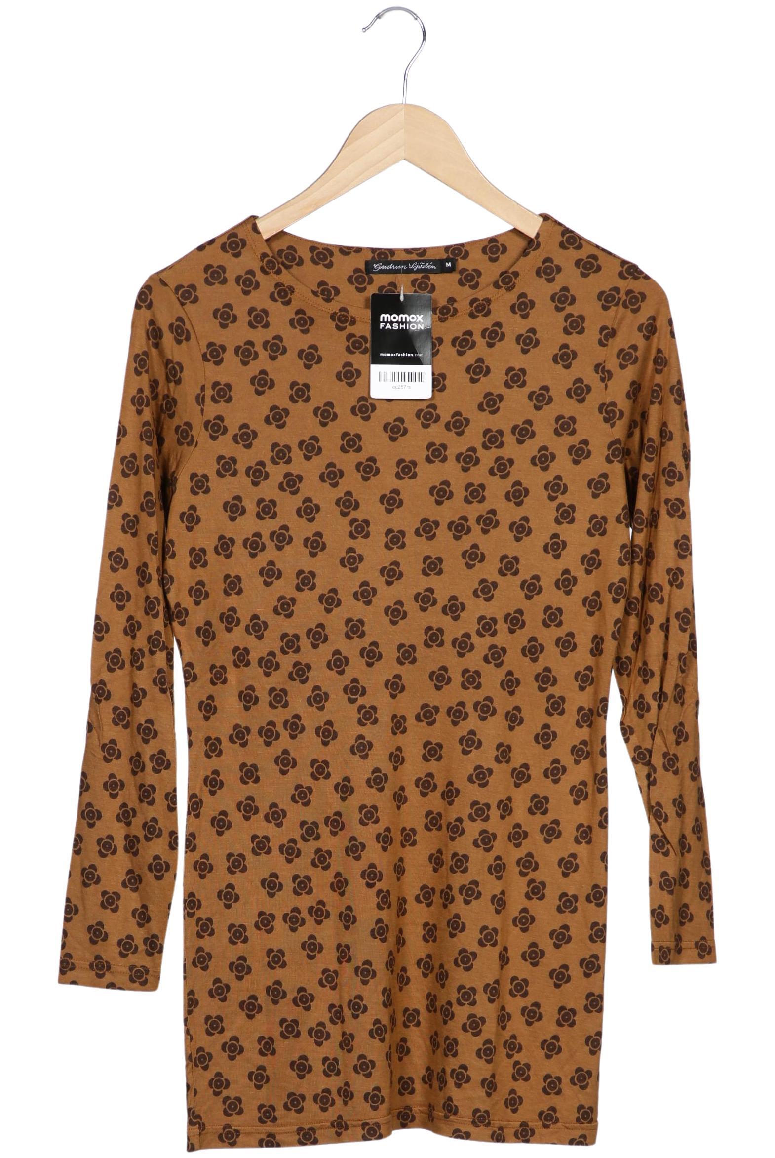 

Gudrun Sjödén Damen Langarmshirt, braun, Gr. 38