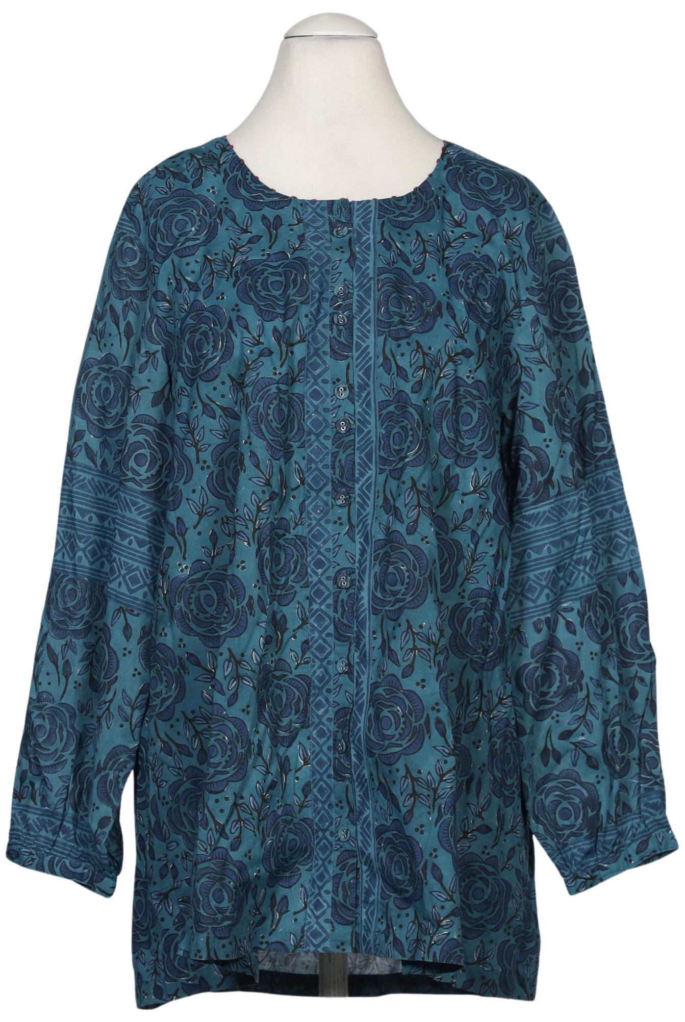 

Gudrun Sjödén Damen Bluse, blau, Gr. 38