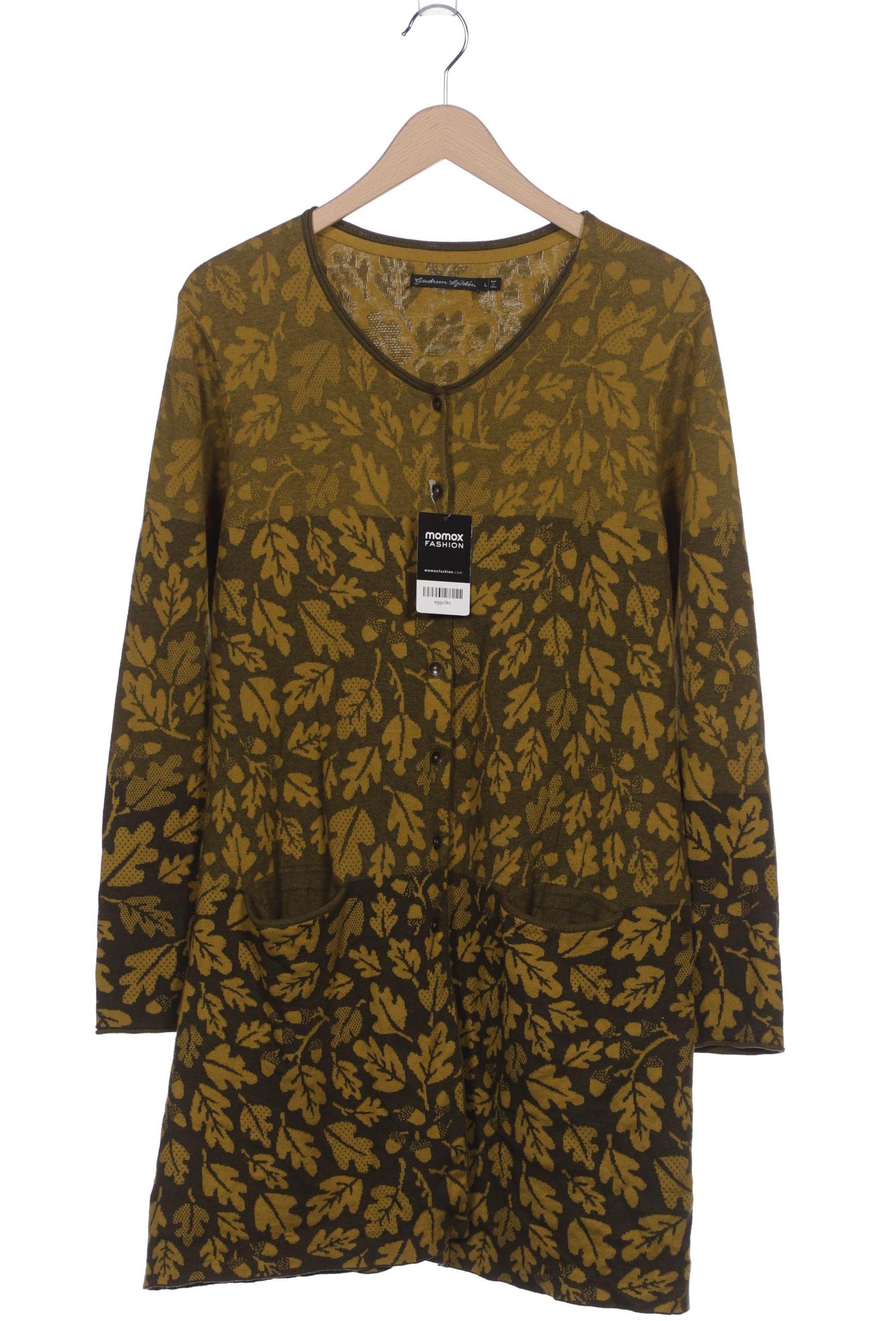 

Gudrun Sjödén Damen Strickjacke, grün, Gr. 42